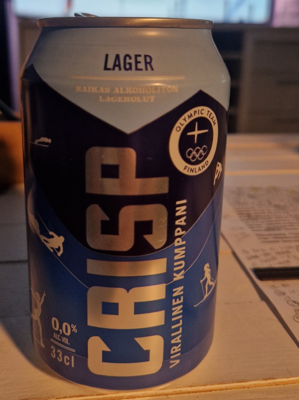 Crisp Vaalea Lager, Finland