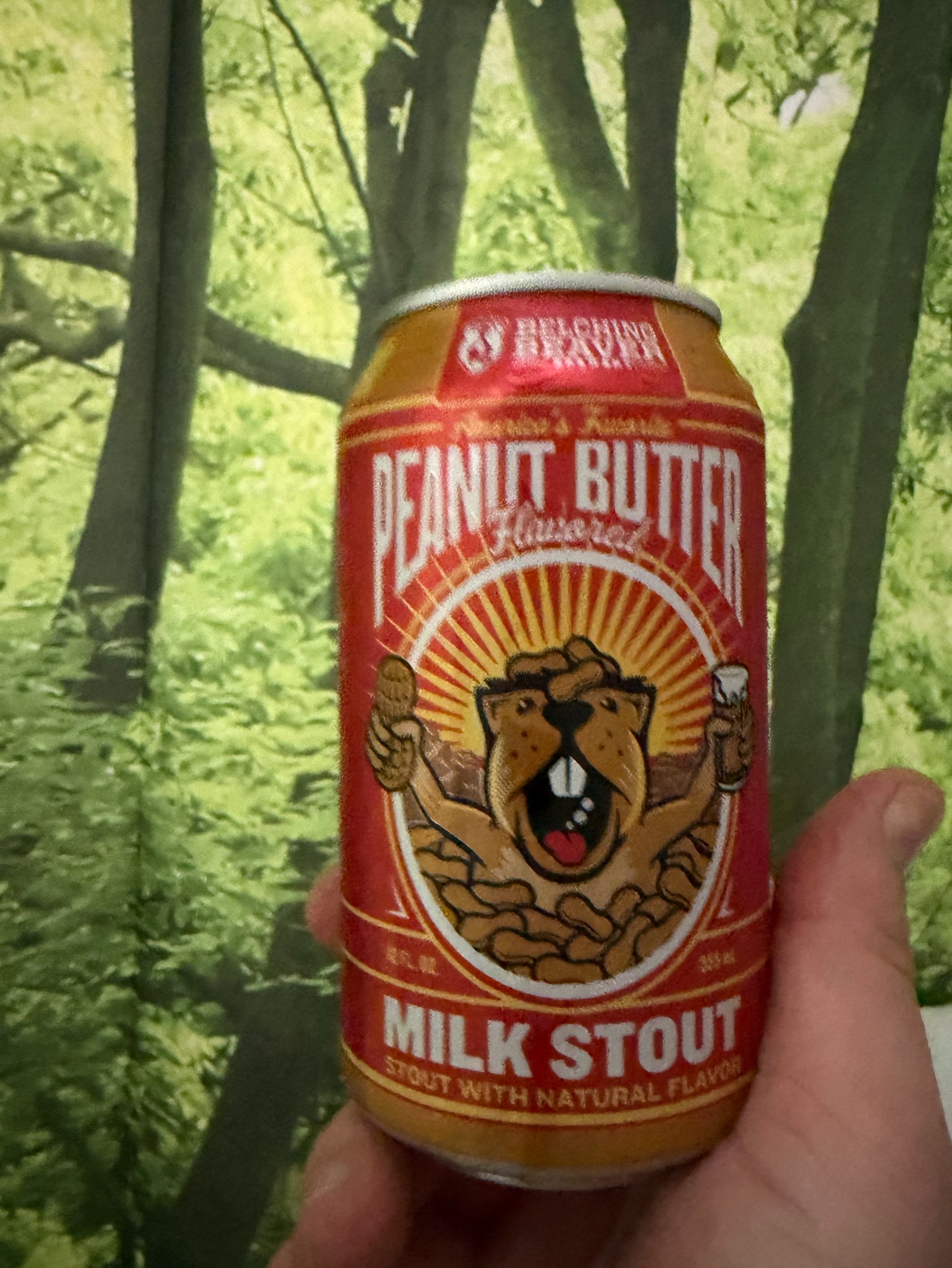 Peanut Butter Milk Stout, Belching Beaver Brewery