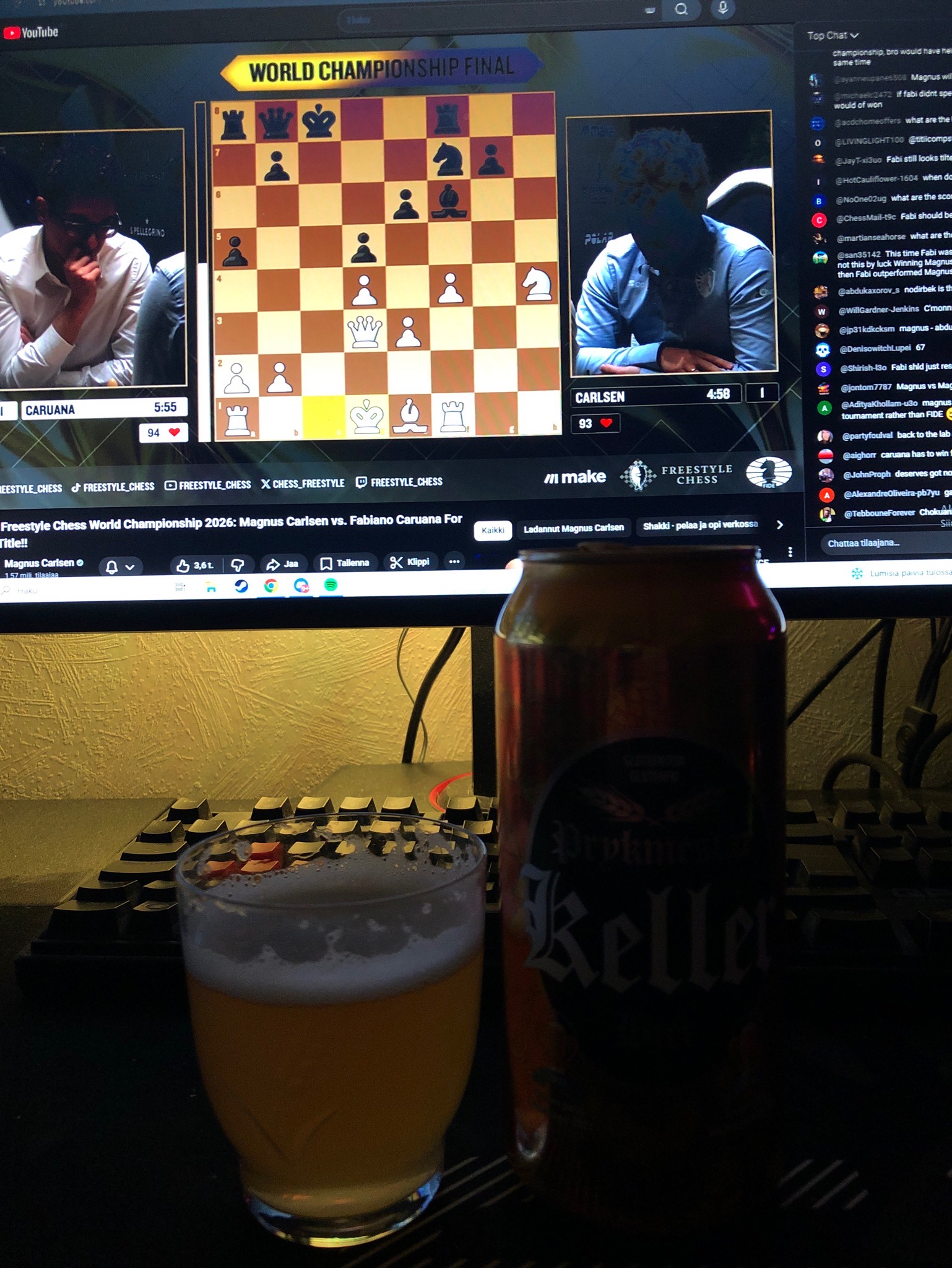 Prykmestar Keller, Finland