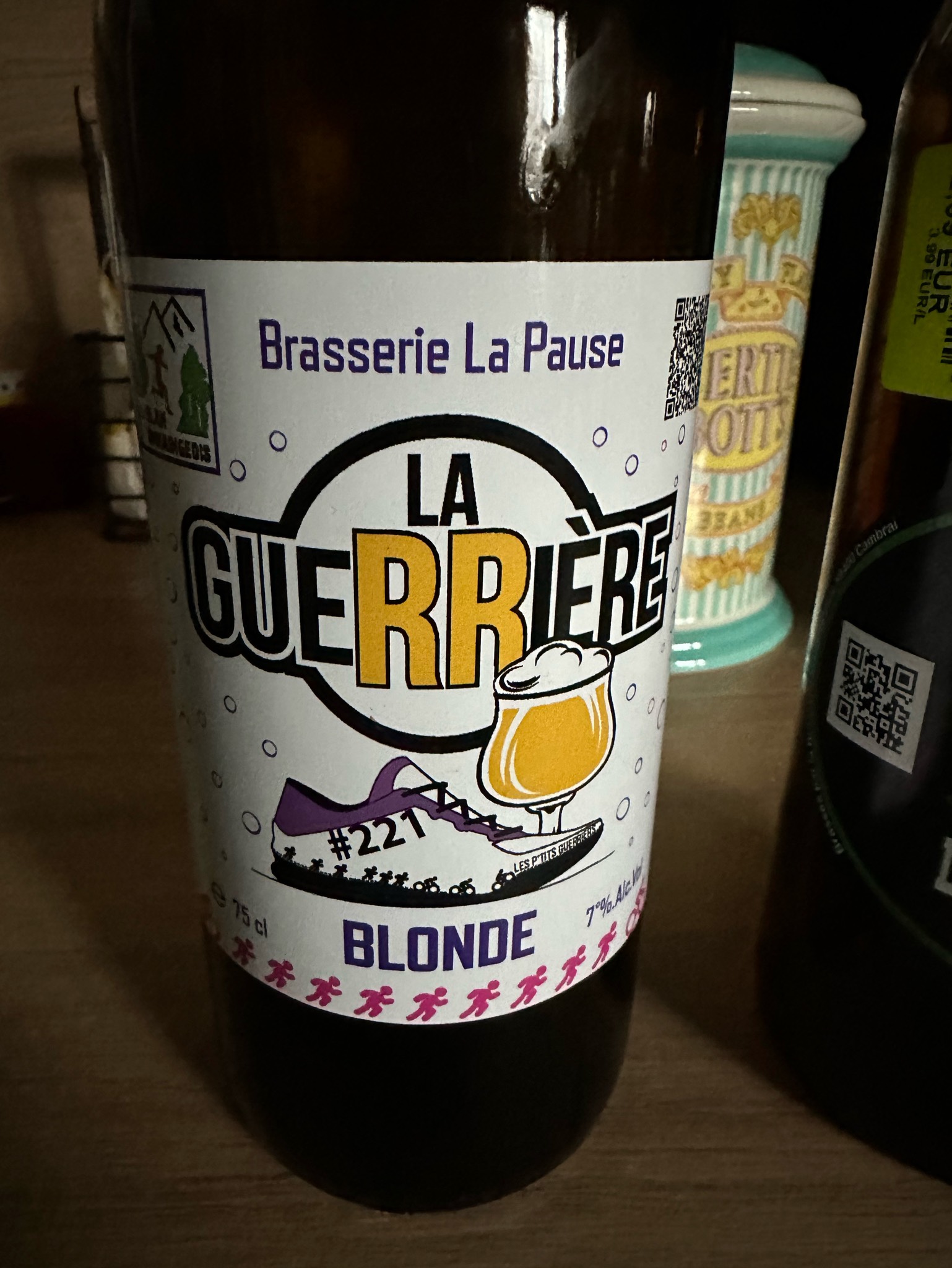 La Guerrière Blonde, La Pause