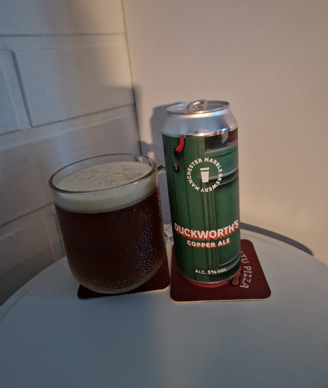 Duckworths Copper Ale, Manchester Marble Brewery