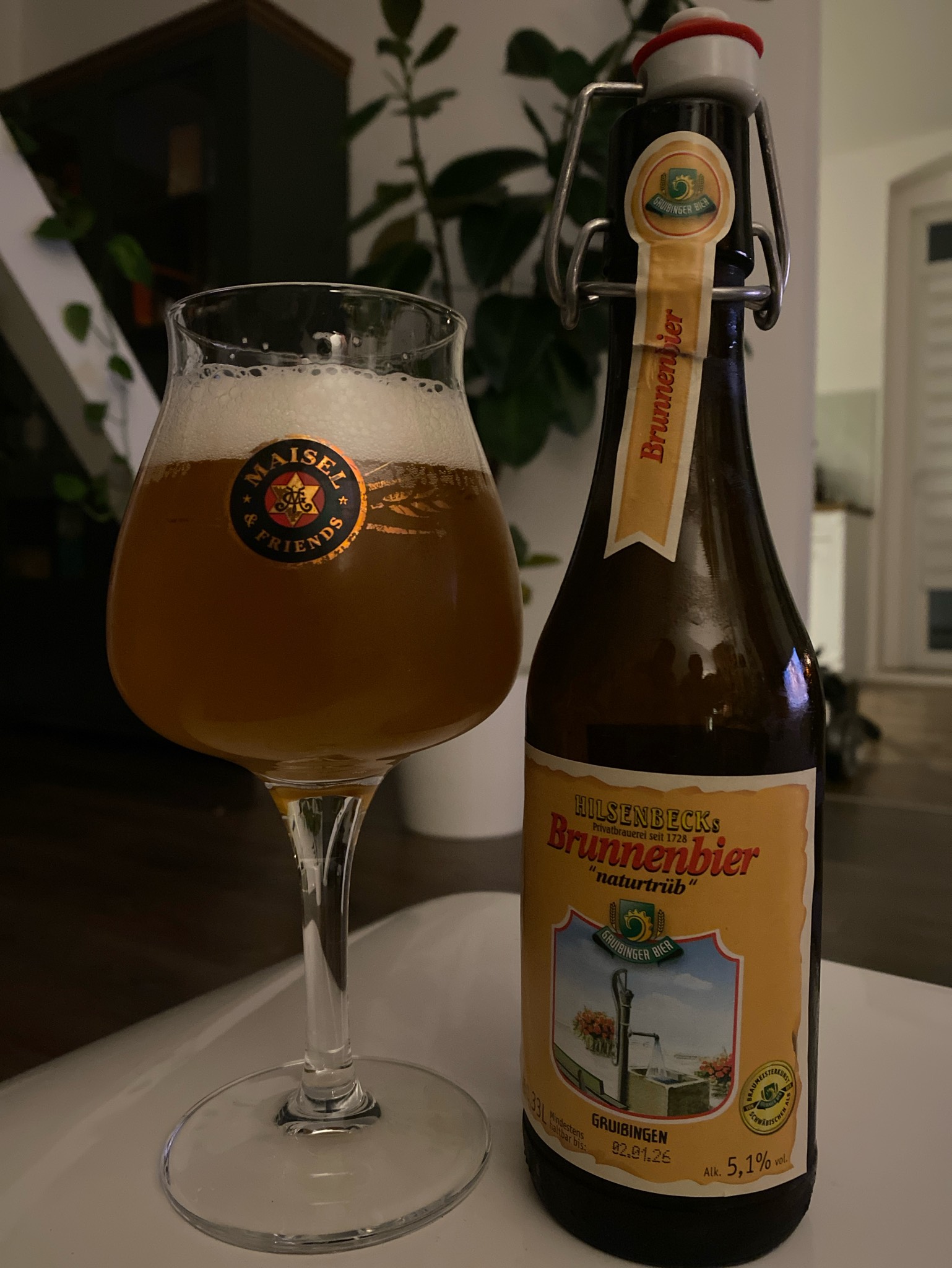 Brunnenbier, Lammbrauerei Hilsenbeck - Gruibinger Bier