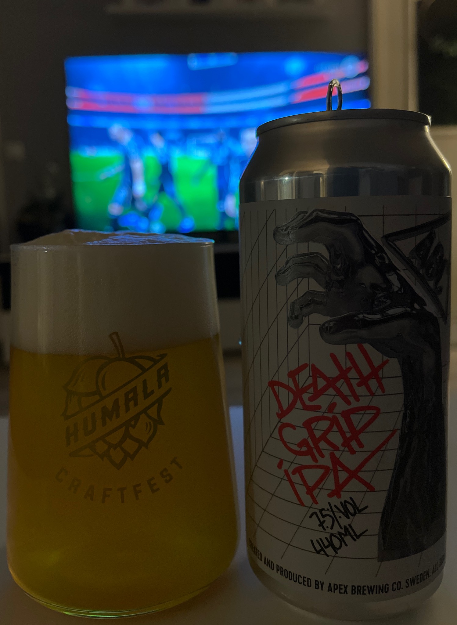 Death Grip IPA, Sweden