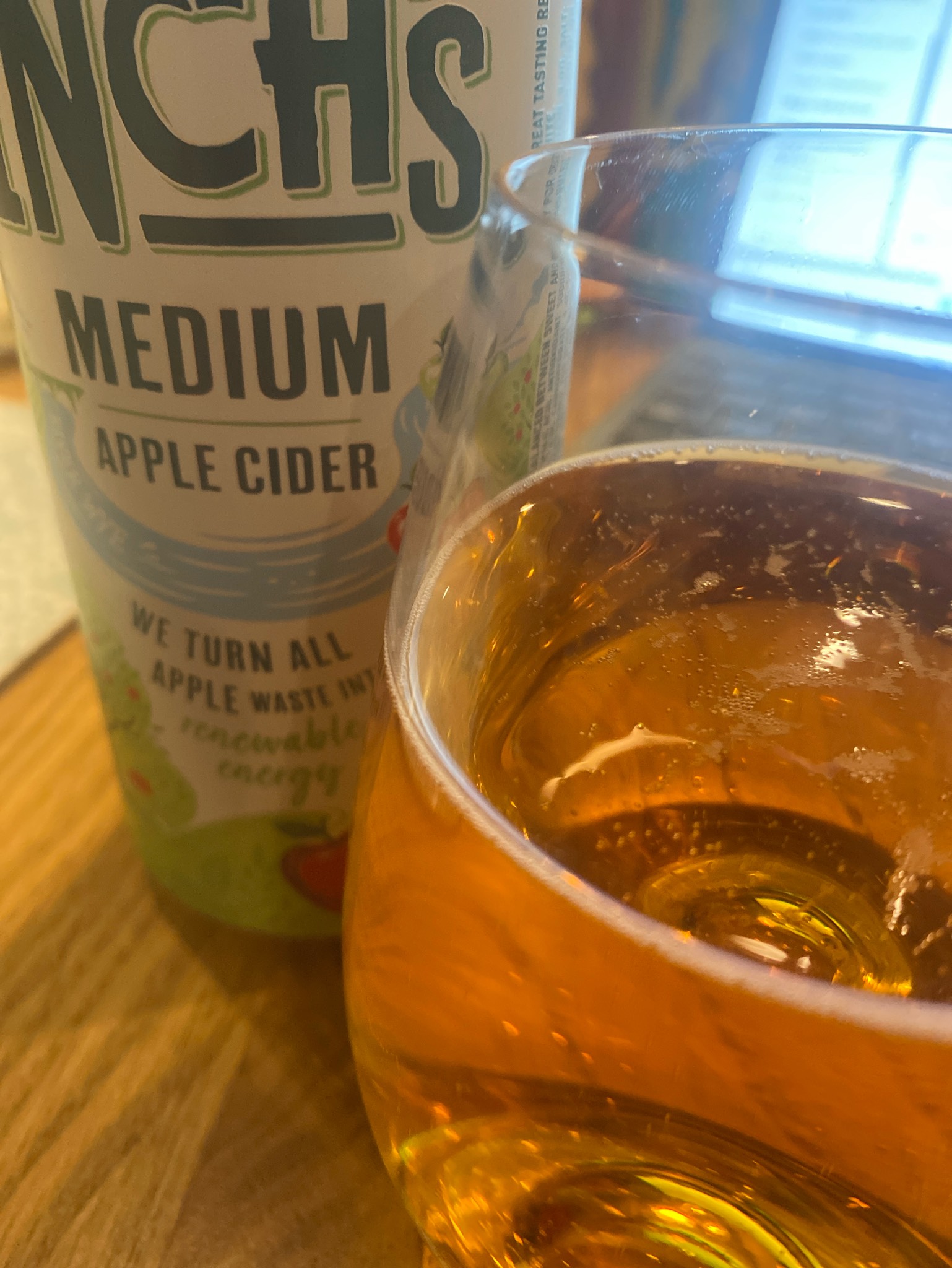 Inch's Medium Apple Cider, Bulmers Cider (Heineken)