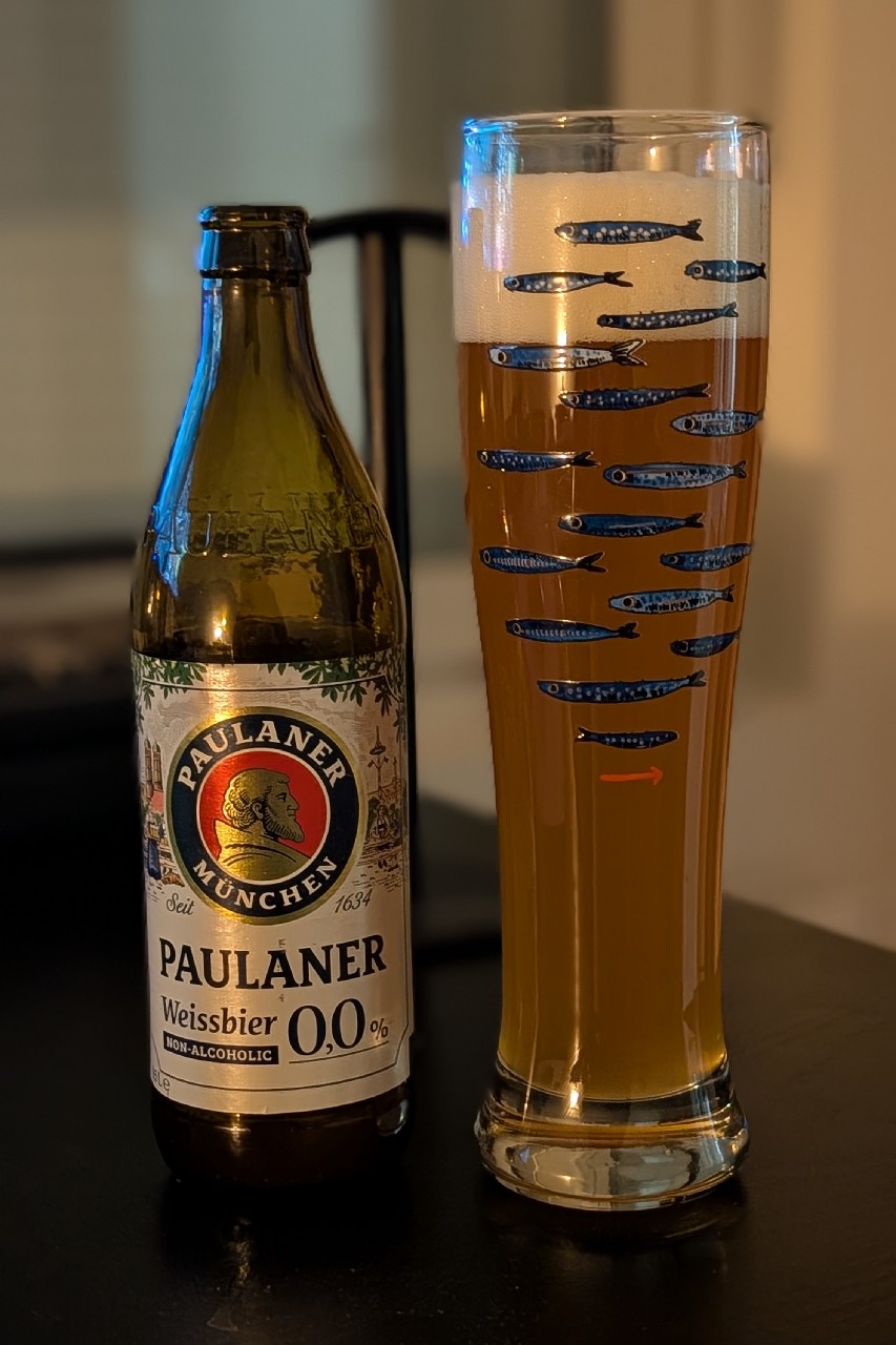 Paulaner Weißbier Alkoholfrei 0,0% / Non-Alcoholic 0,0%, Germany