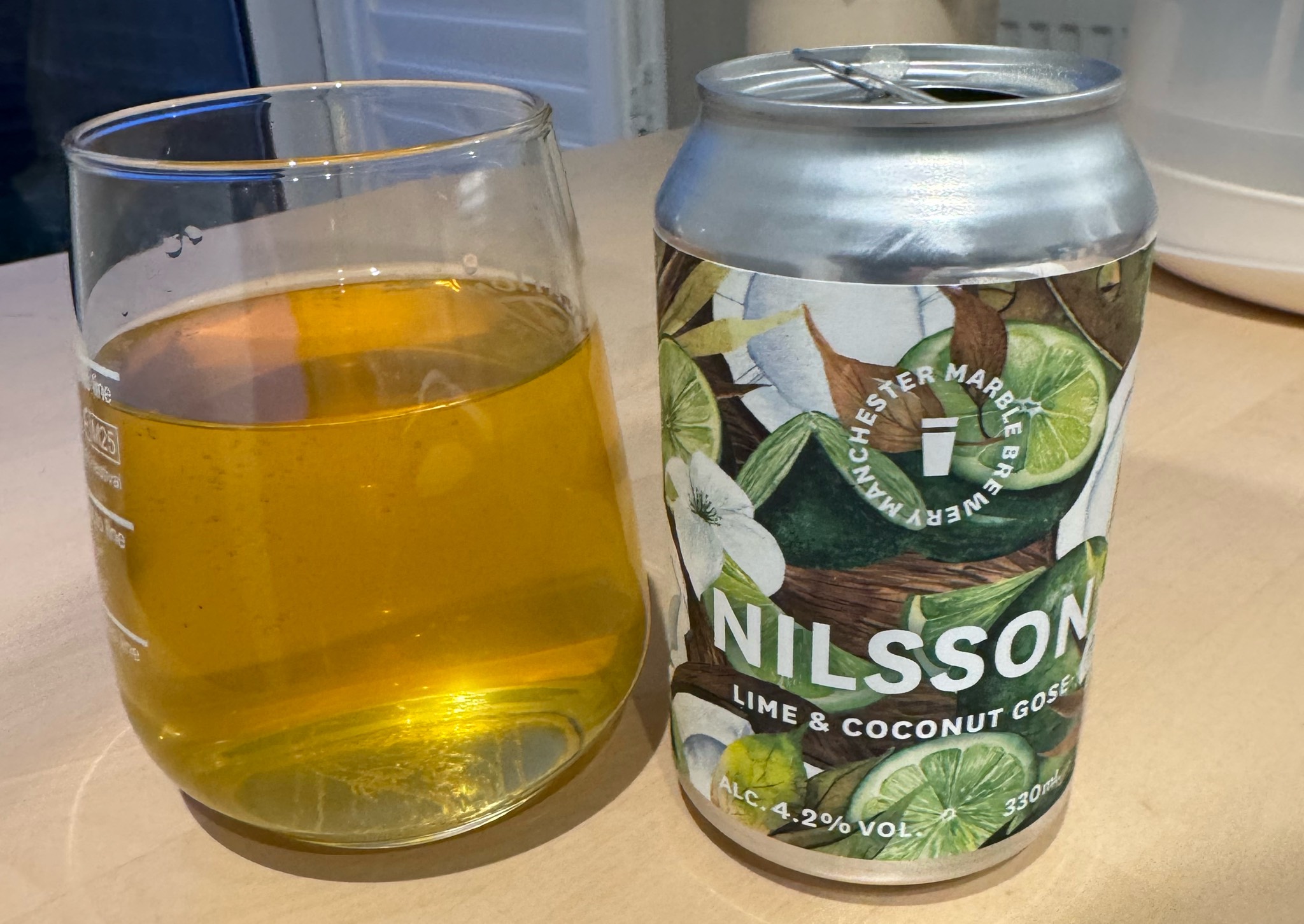 Nilsson Lime & Coconut Gose, Manchester Marble Brewery