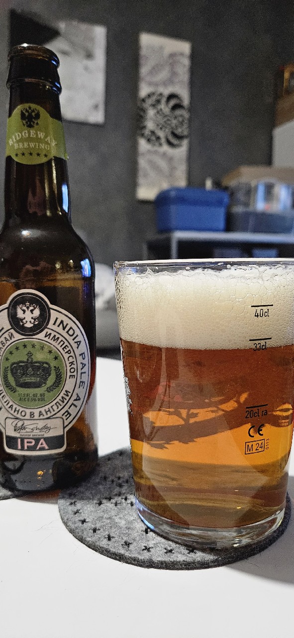 Ridgeway Imperial India Pale Ale, Ridgeway Brewing