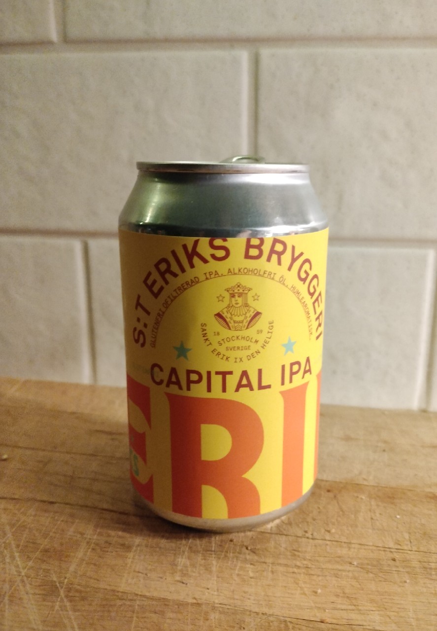 Capital IPA 0,5%, S:t Eriks Bryggeri (Galatea)