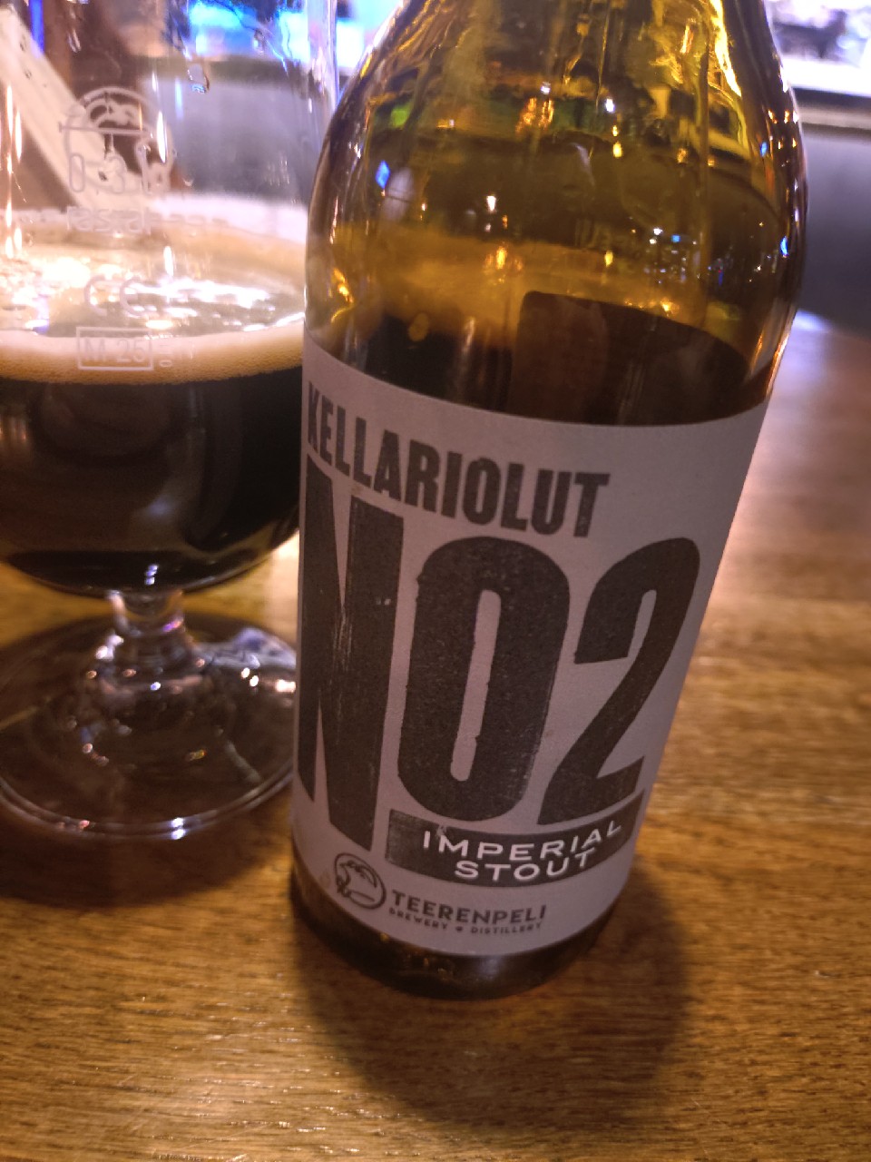 Kellariolut No 2 Imperial Stout, Teerenpeli Panimo & Tislaamo