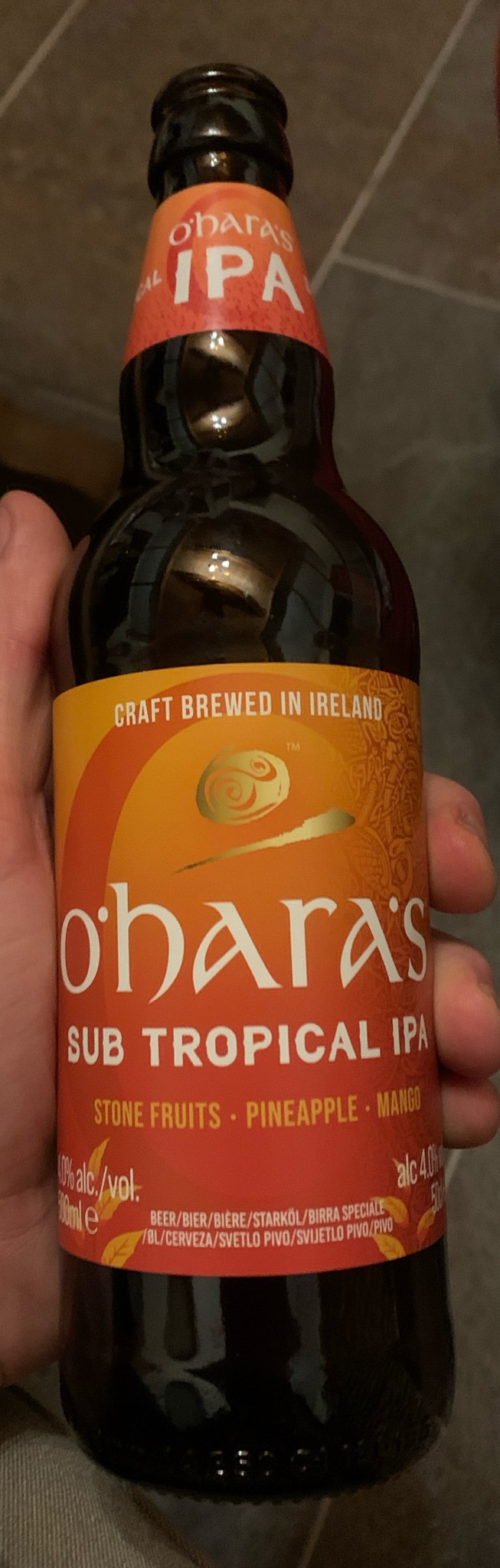 O'Hara's Sub Tropical IPA, Ireland