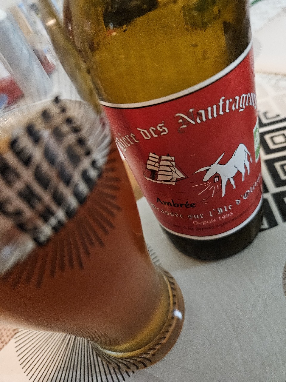 Bière Des Naufrageurs Ambrée, Brasserie Des Naufrageurs