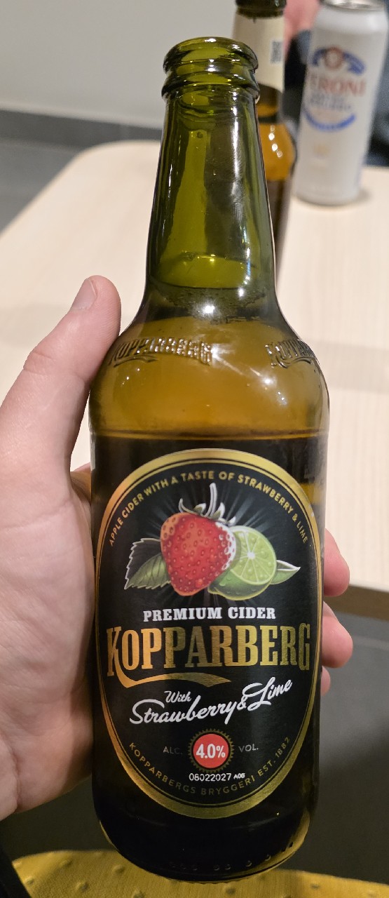 Kopparberg Strawberry & Lime, Sweden
