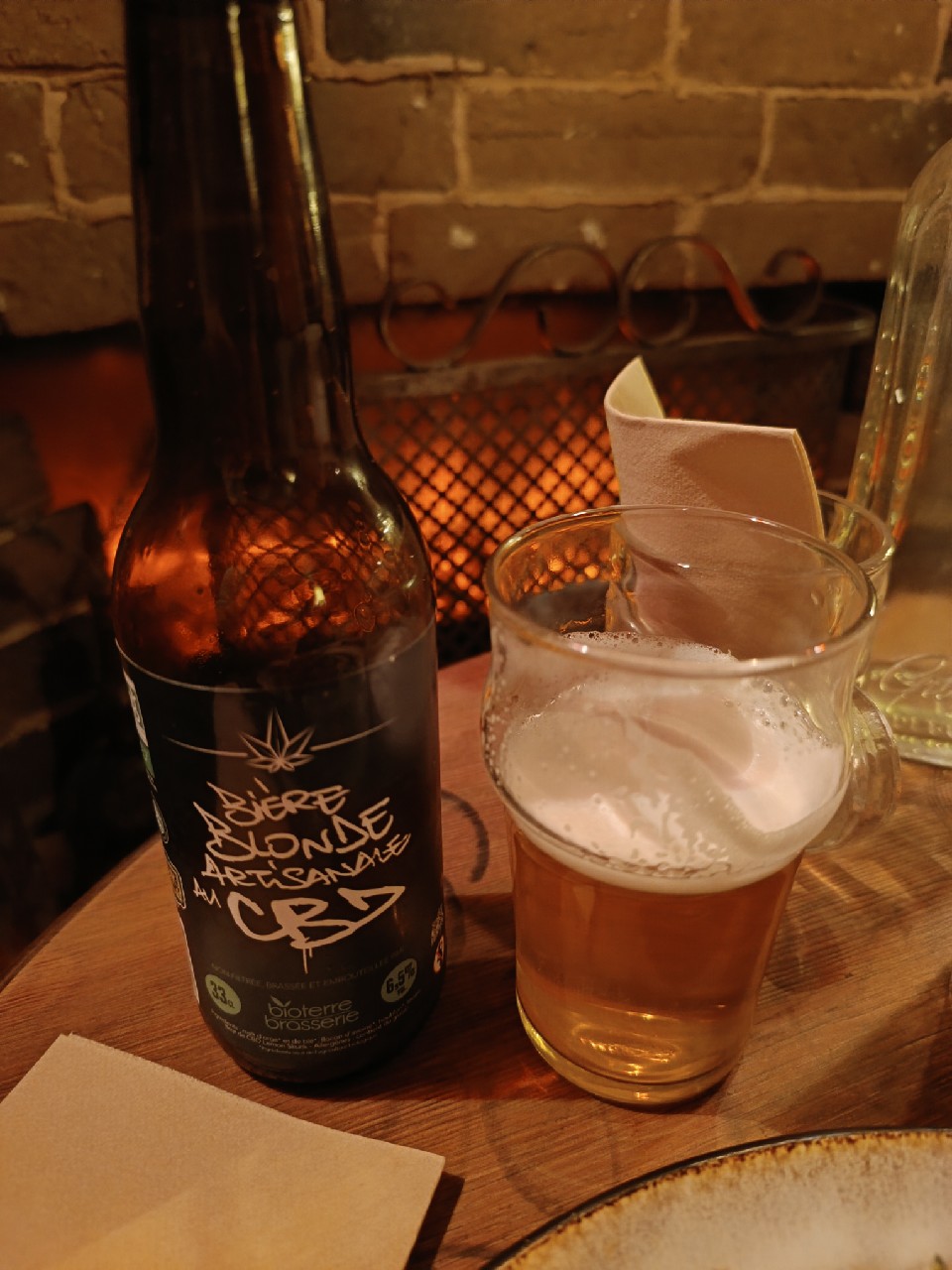 Bioterre Blonde Au CBD, Bioterre Brasserie