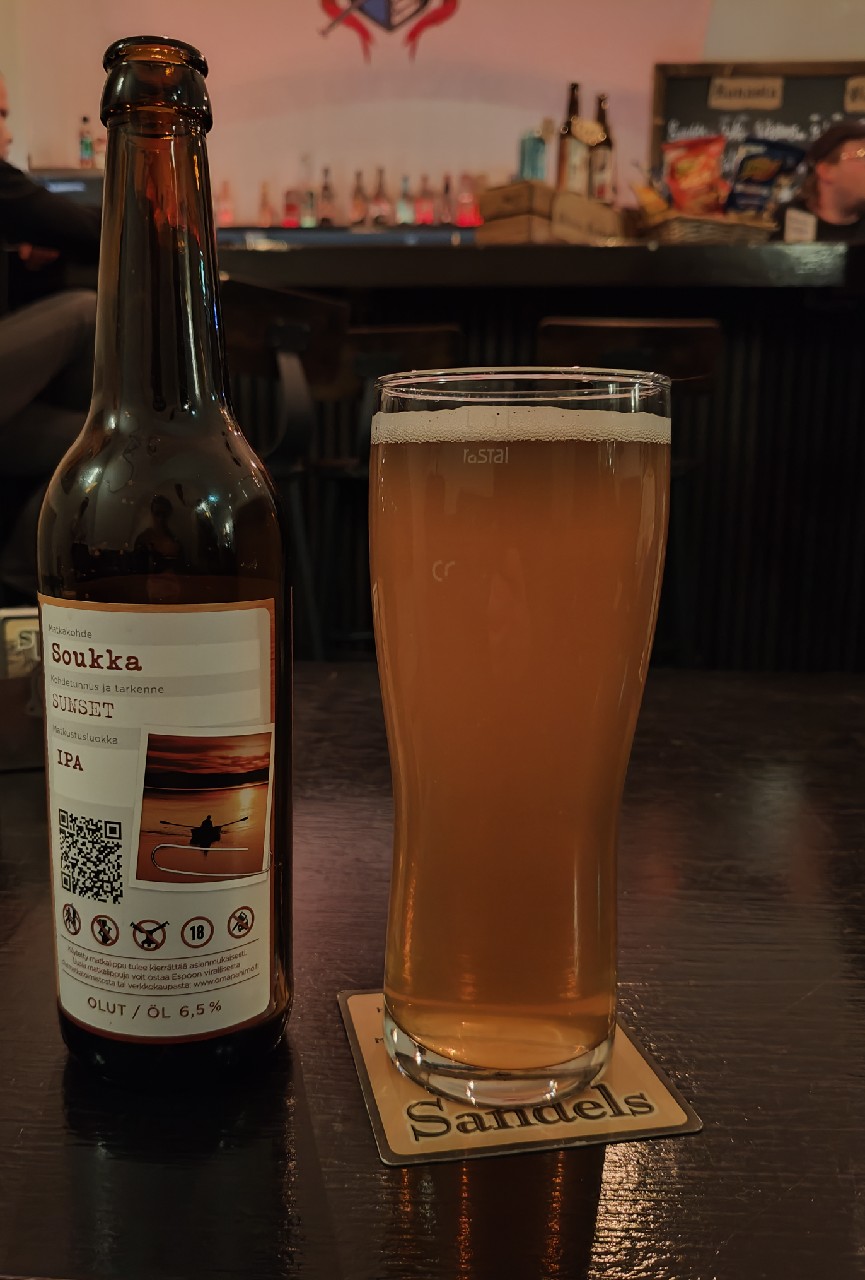 Soukka Sunset IPA, Espoon Oma Panimo