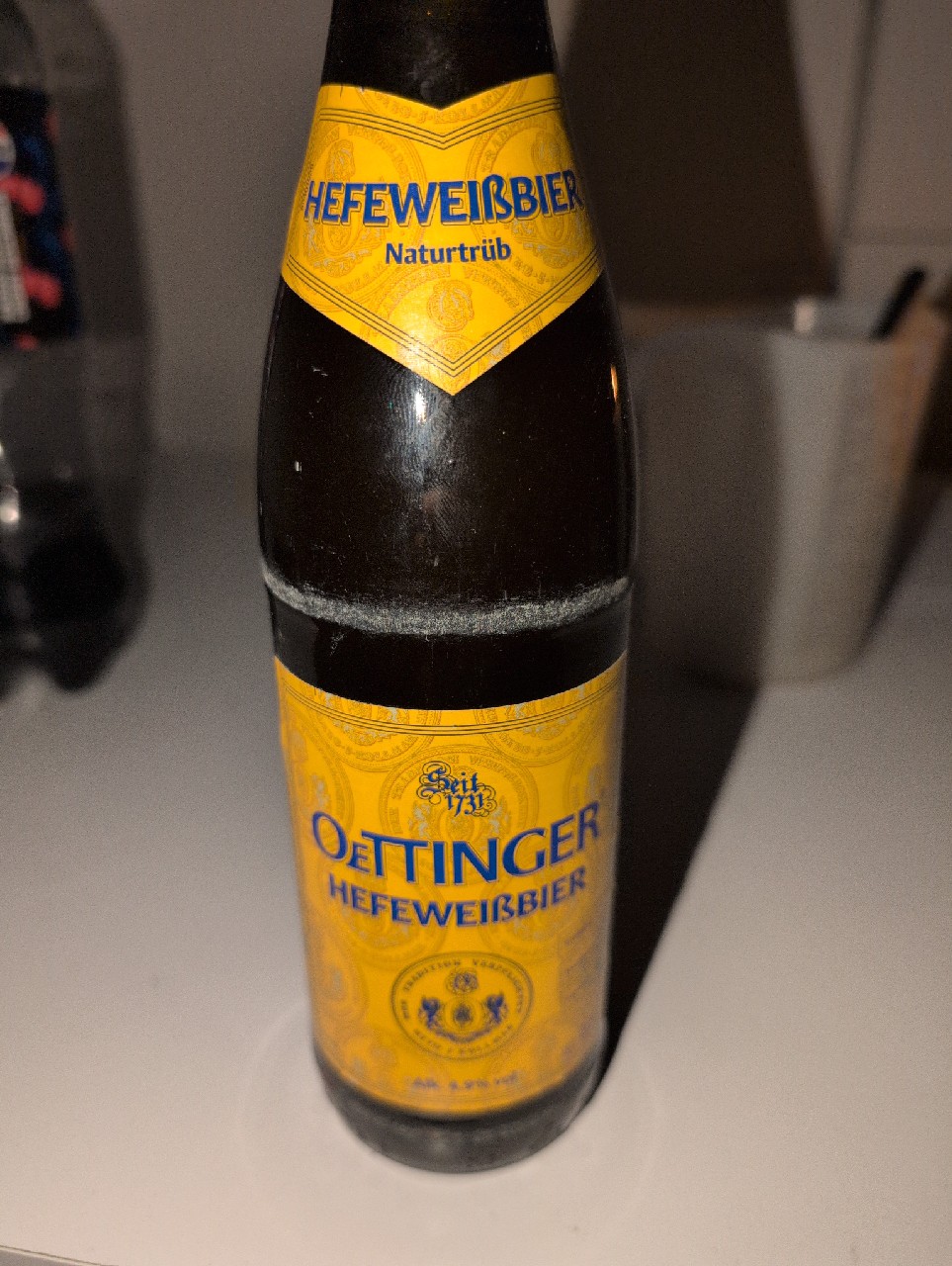 Oettinger Hefeweißbier Naturtrüb / Weissbier, Oettinger Brauerei
