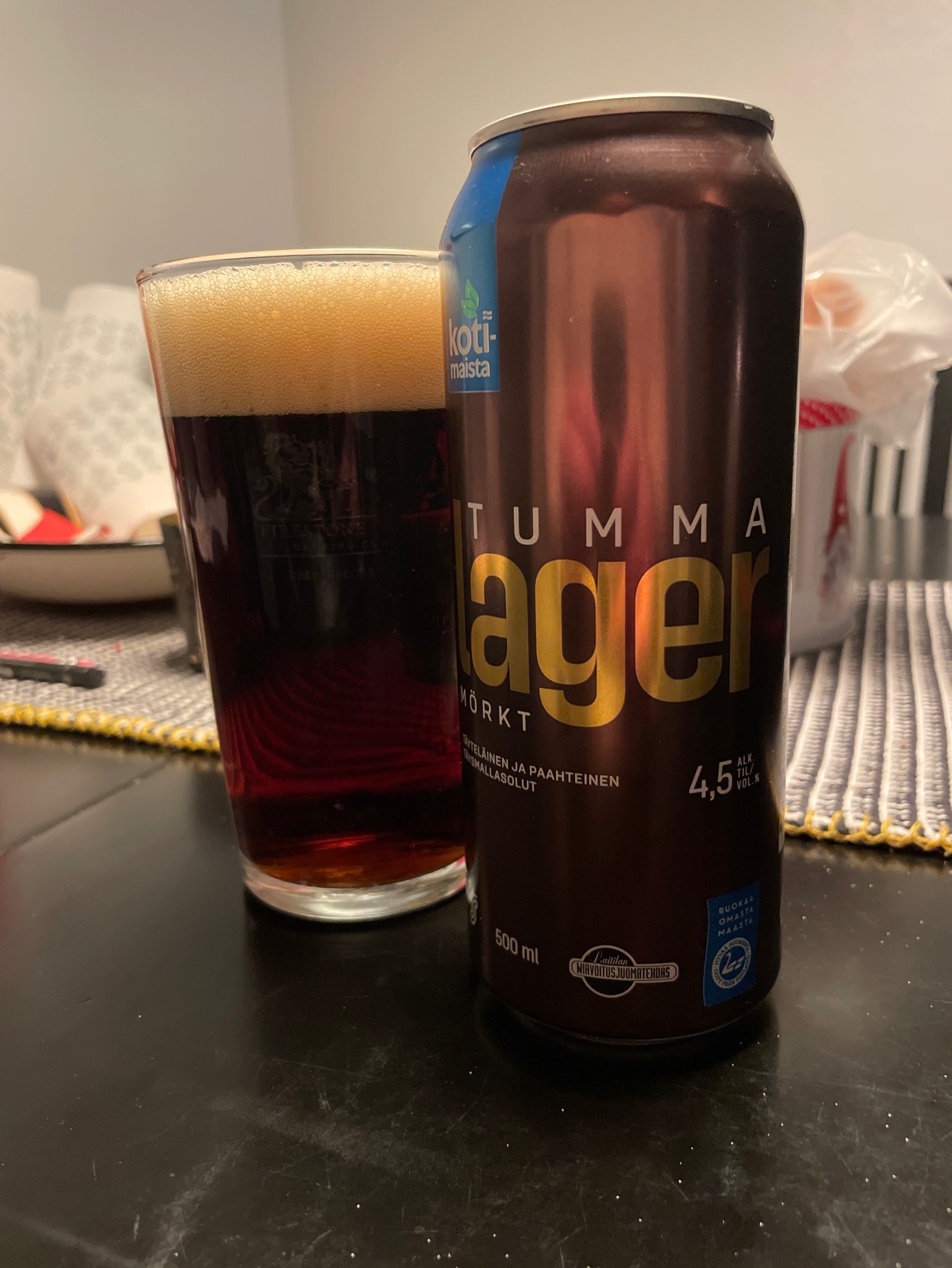 Kotimaista Tumma Lager 4.5%, Finland