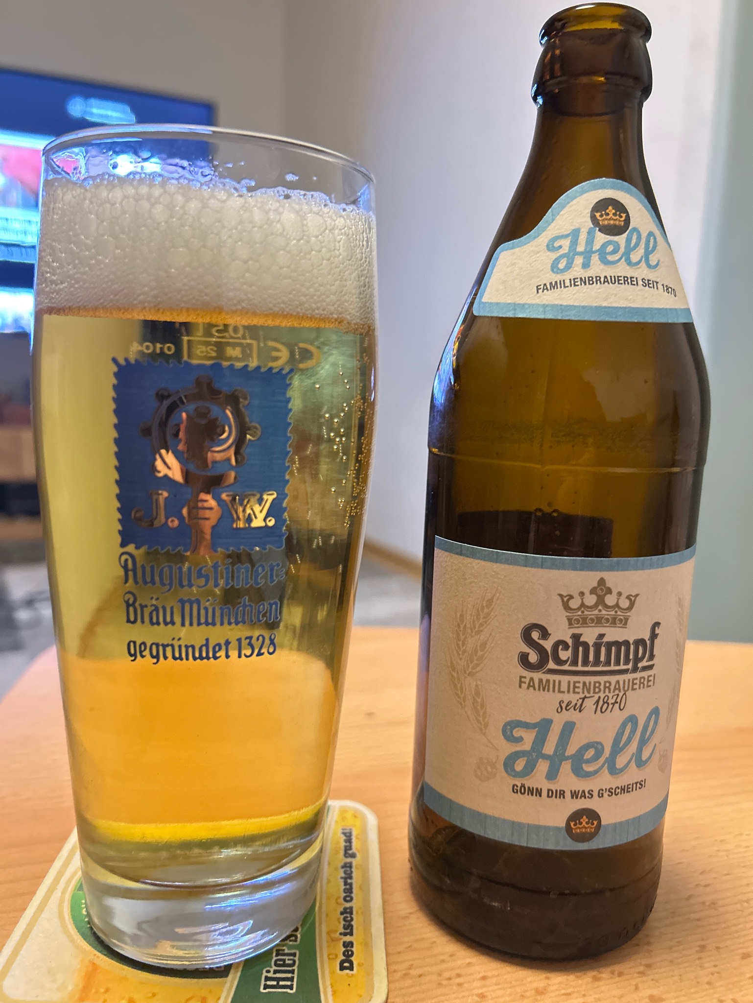 Schimpf Hell, Kronenbrauerei Schimpf