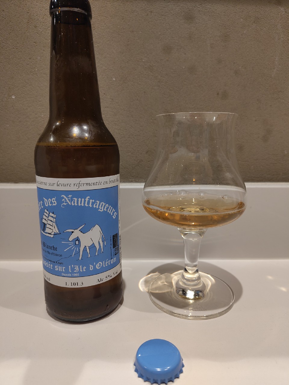 Bière Des Naufrageurs Blanche Au Sel D'Oléron, Brasserie Des Naufrageurs