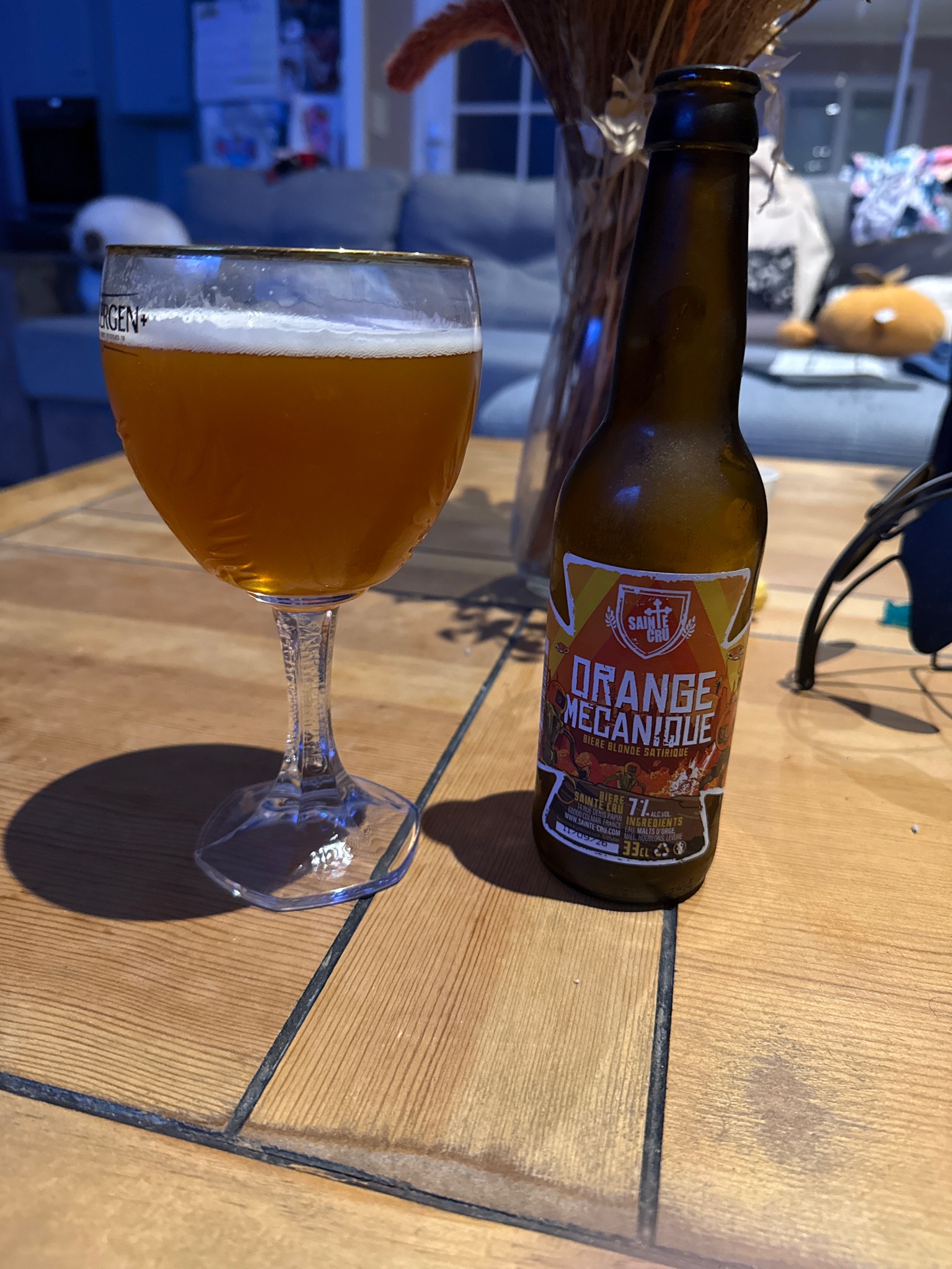 Orange Mécanique, Brasserie Sainte Cru