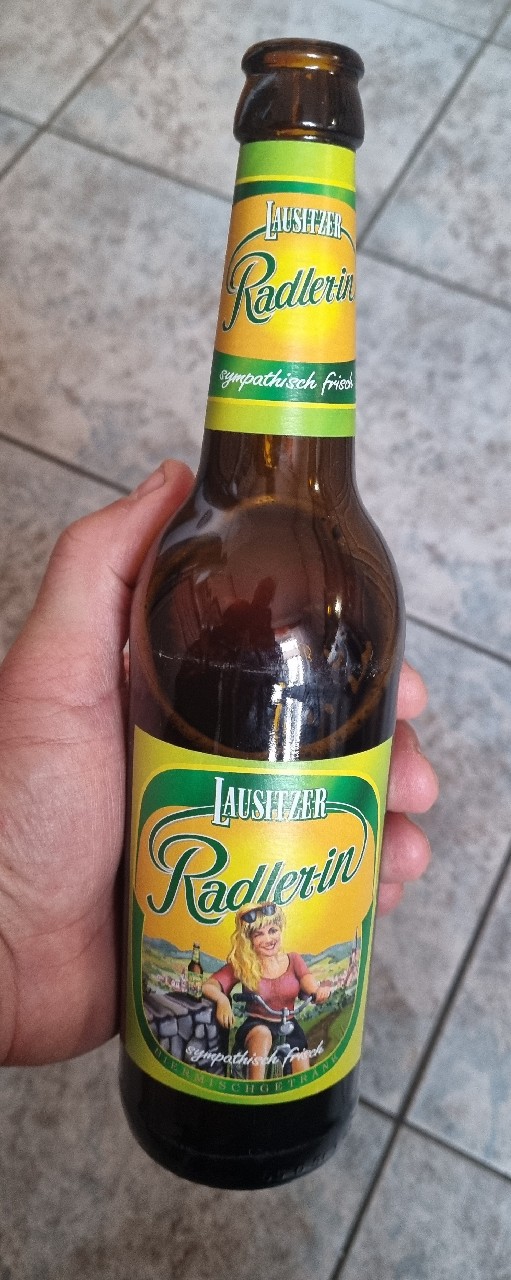 Lausitzer Radler-in, Bergquell Brauerei Löbau