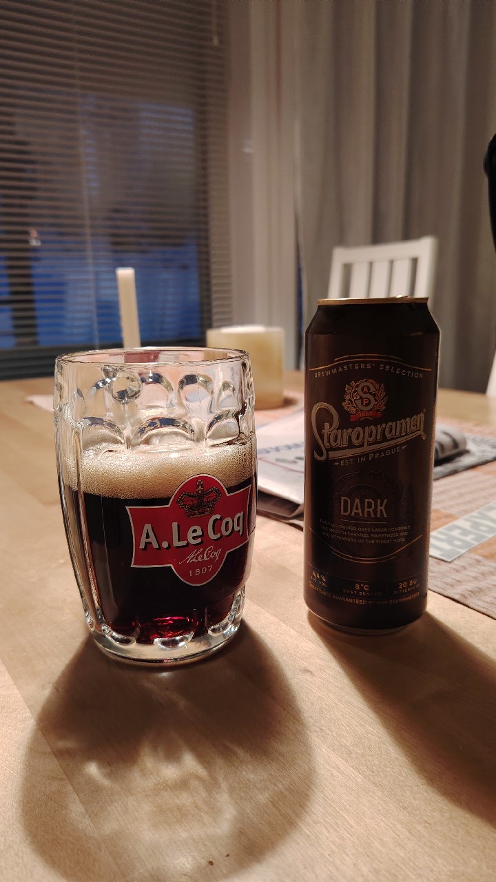 Staropramen Černý / Dark, Czech Republic