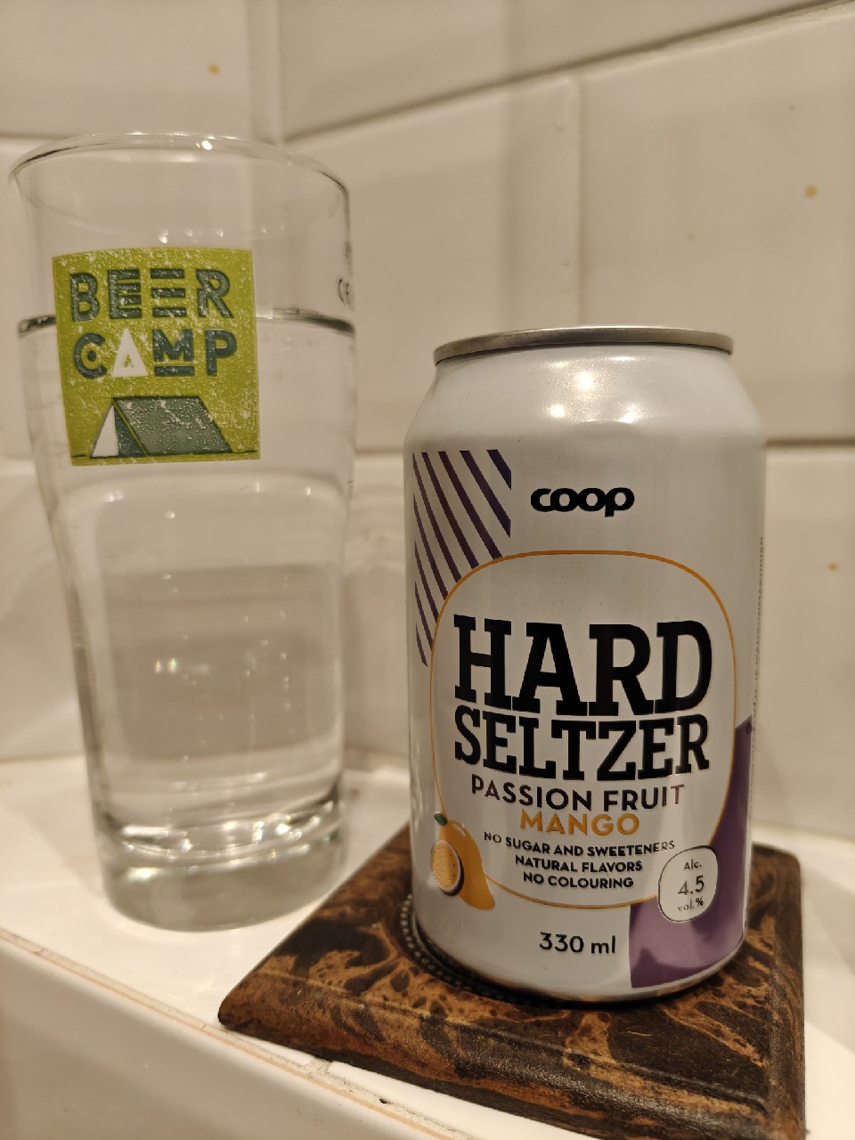 Coop Hard Seltzer Passion Fruit-Mango, Laitilan Wirvoitusjuomatehdas