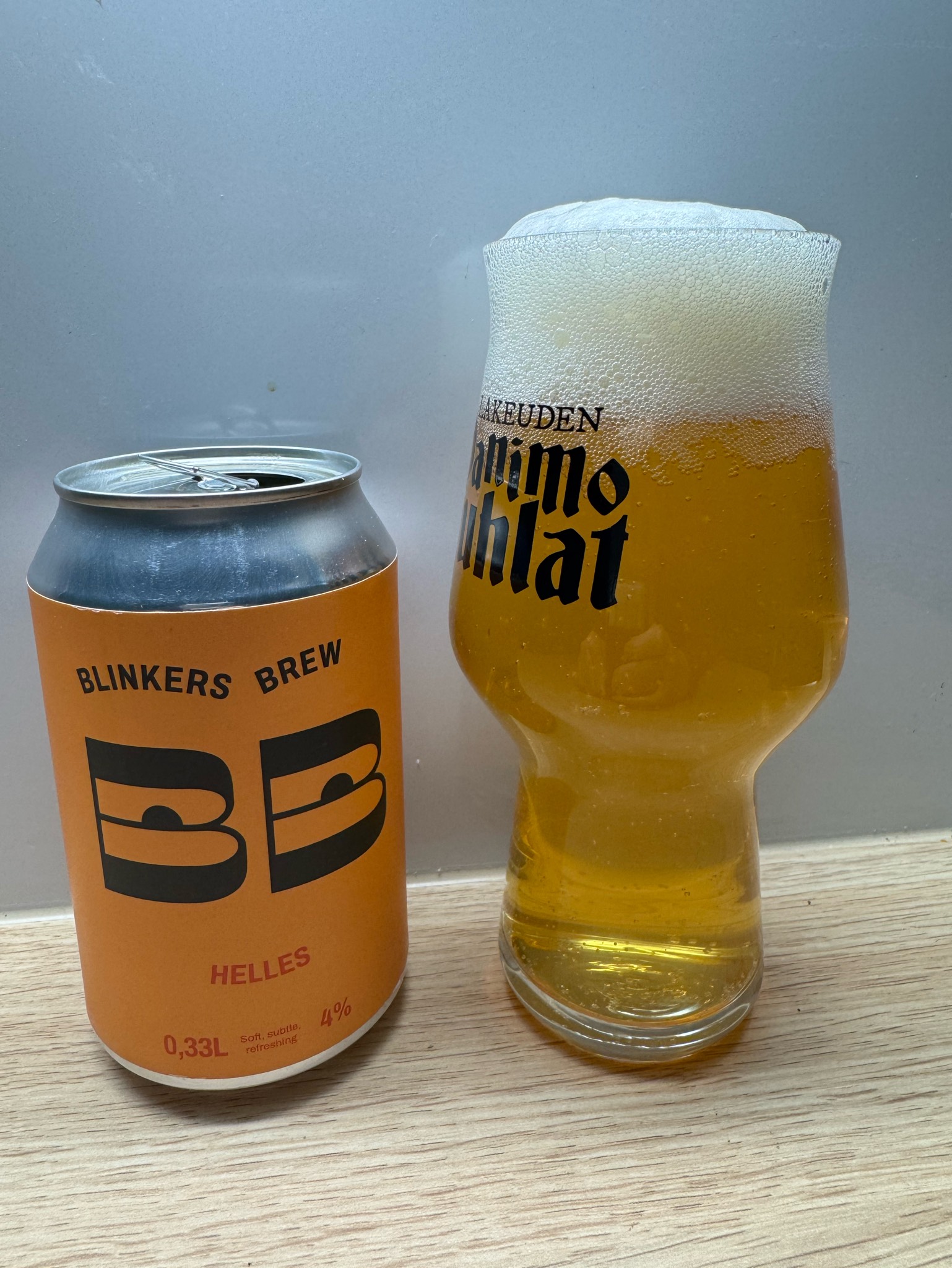 Blinkers brew helles, Spain