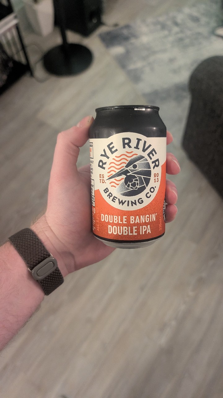 Dam Buster / Double Bangin' Double IPA, Rye River Brewing Co.