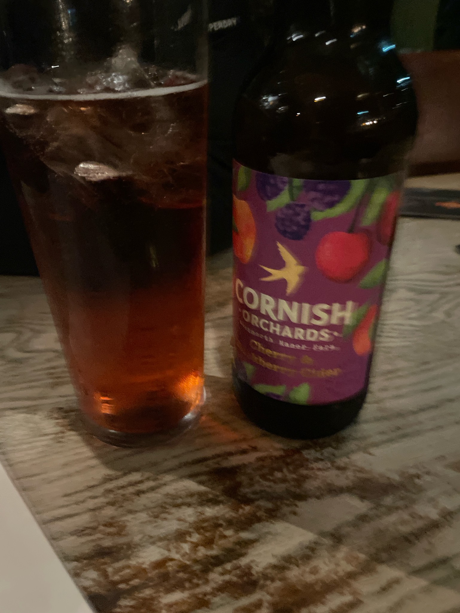 Cherry & Blackberry Cider, Cornish Orchards