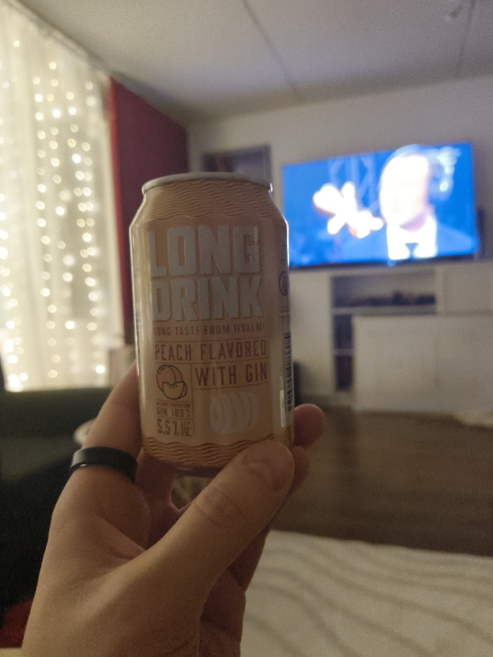 OLVI Long Drink Peach, Finland