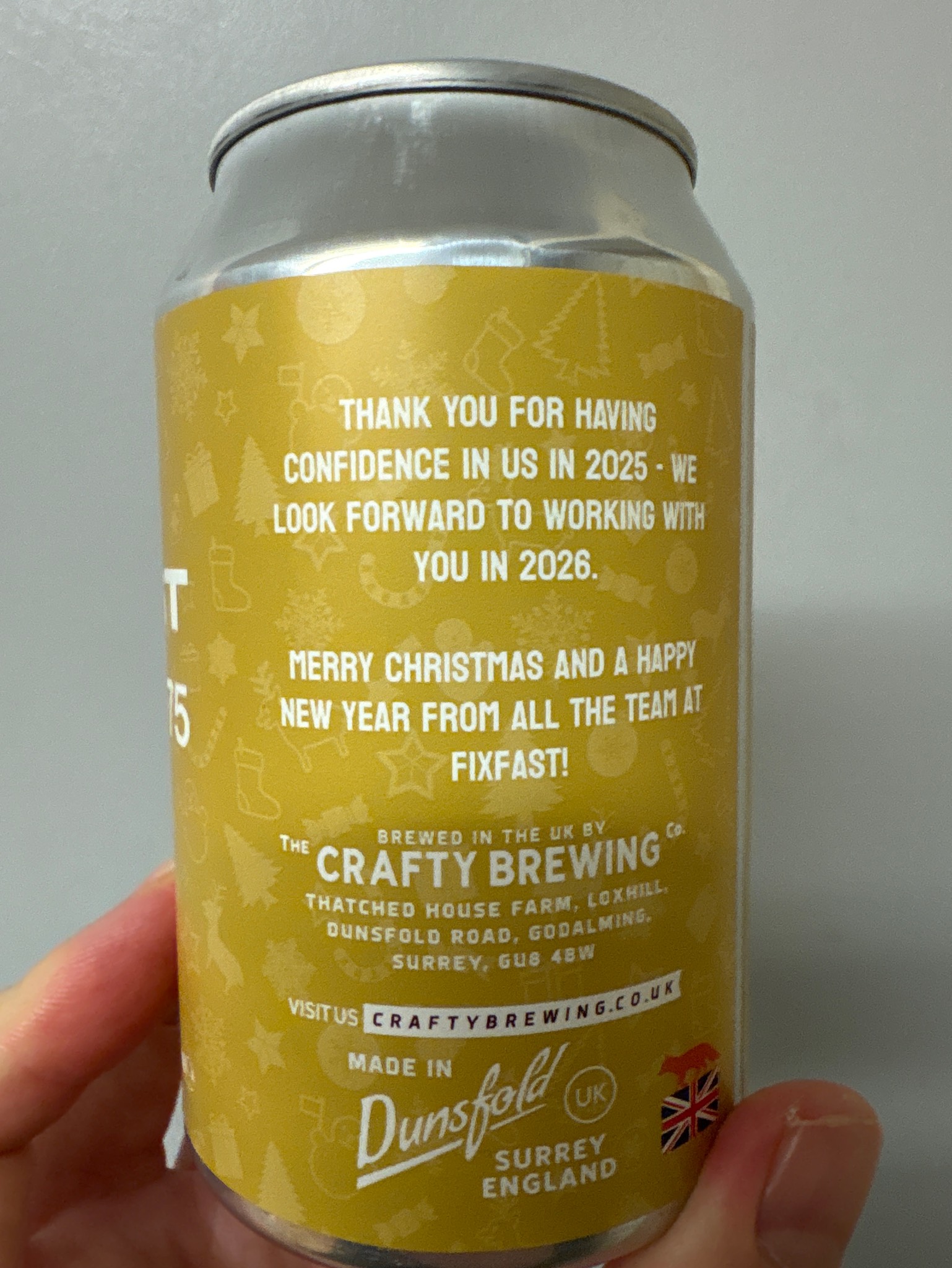 Fixfast Est. 1975, The Crafty Brewing Co