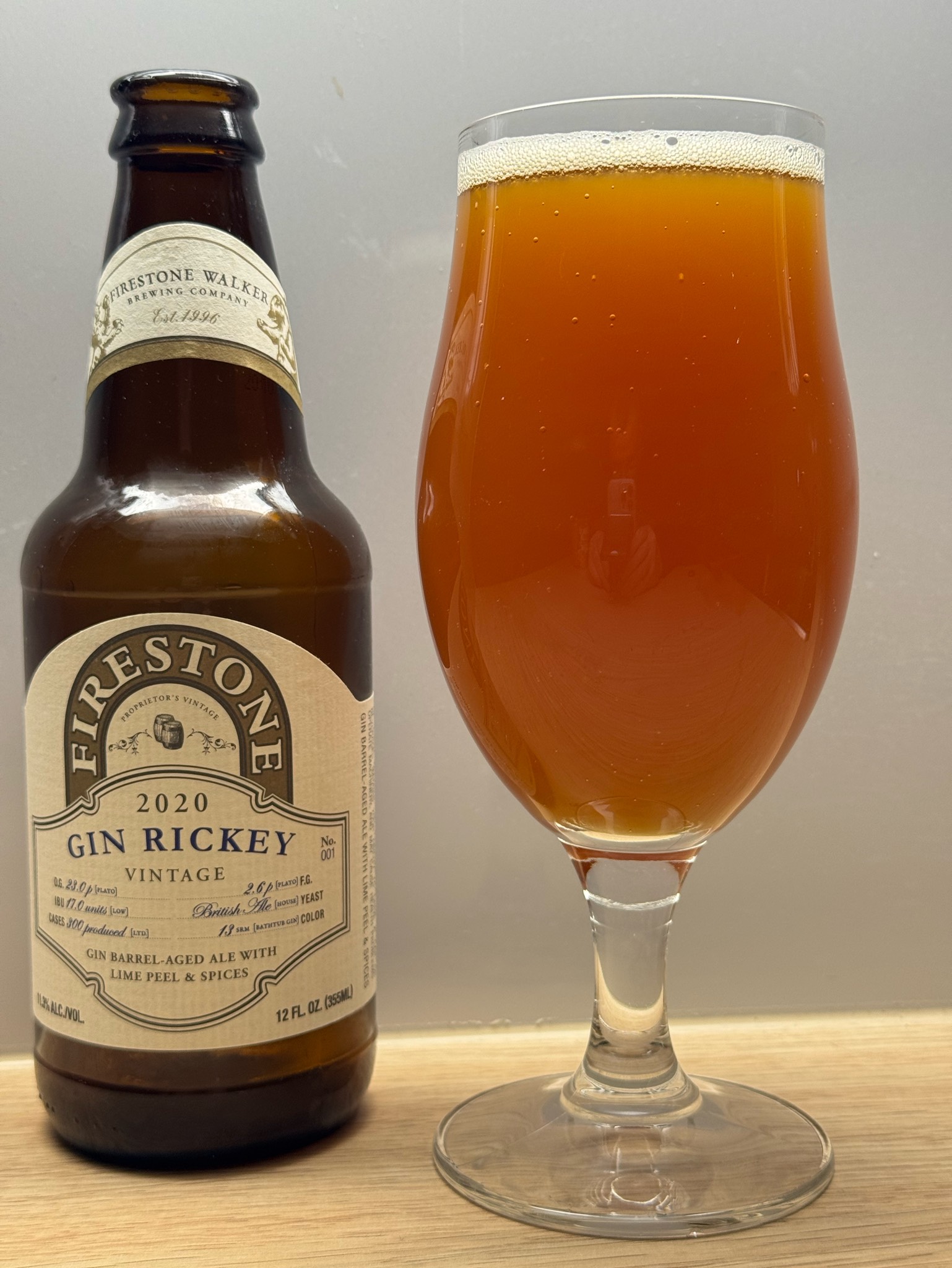Gin Rickey 2020, Firestone Walker Brewing (Duvel Moortgat)