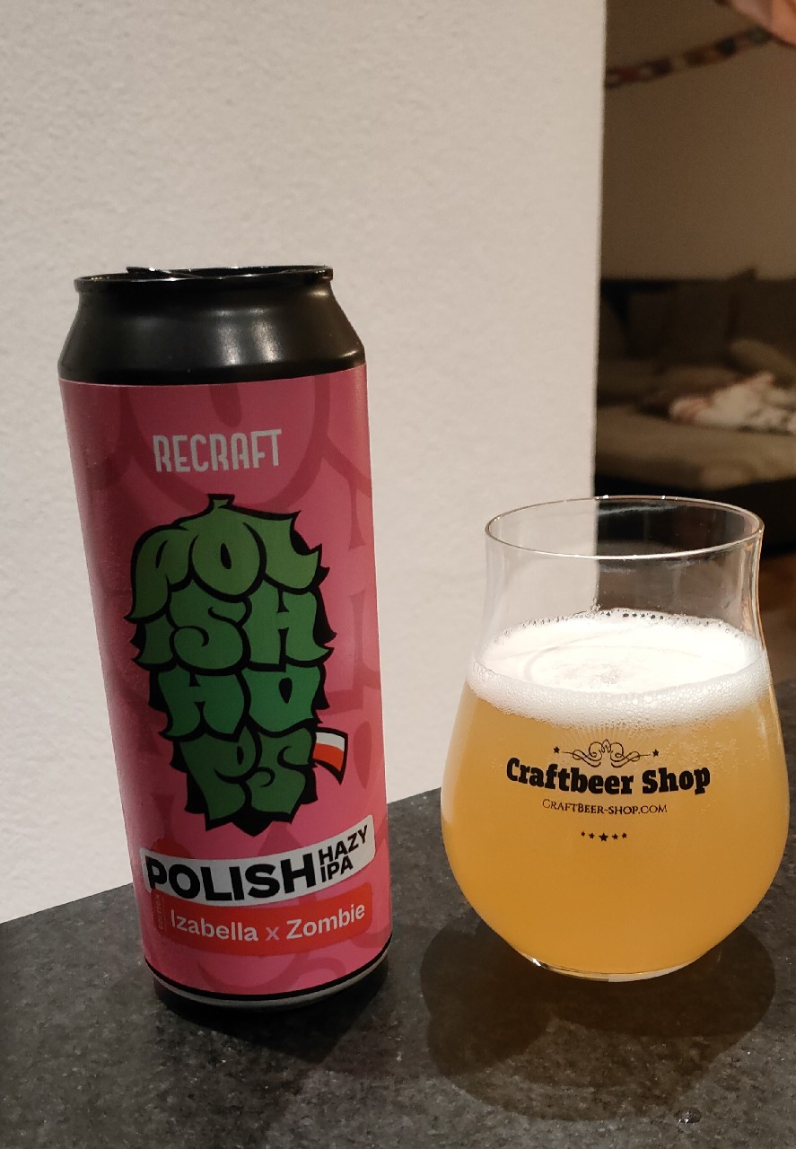 Polish Hops: Hazy IPA Izabella x Zombie, Recraft