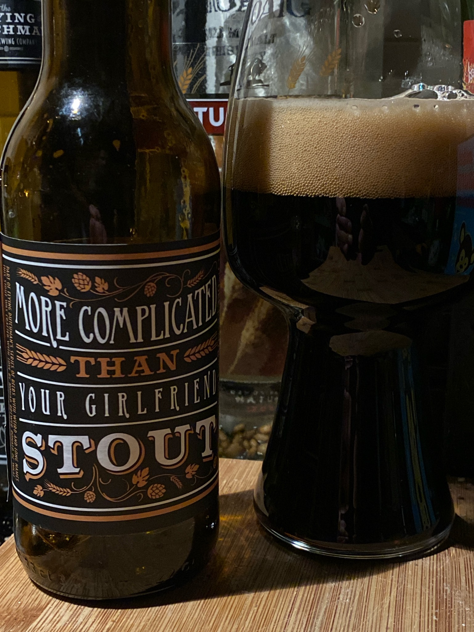 More Complicated Than Your Girlfriend Stout, The Flying Dutchman Nomad Brewing Company