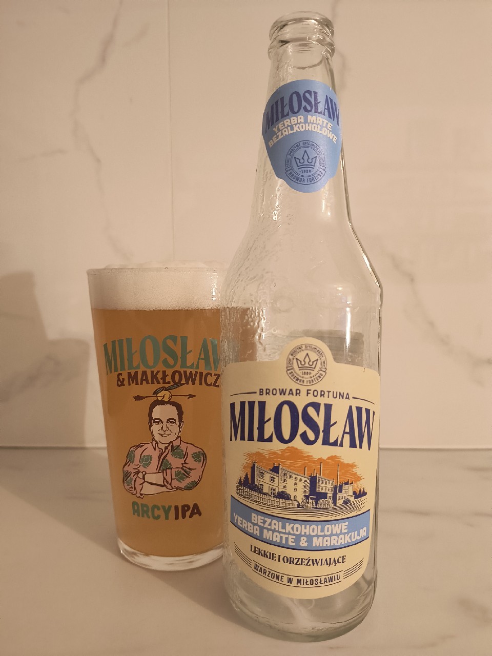 Miłosław Bezalkoholowe Yerba Mate & Marakuja, Browar Fortuna