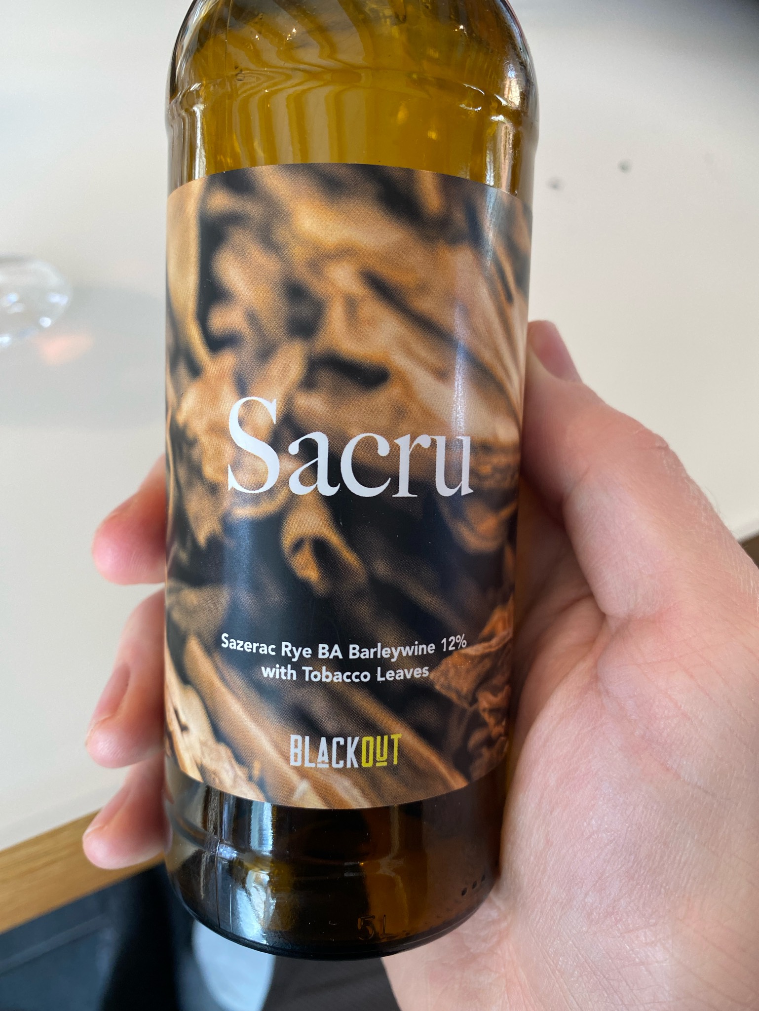 Sacru, Blackout Brewing