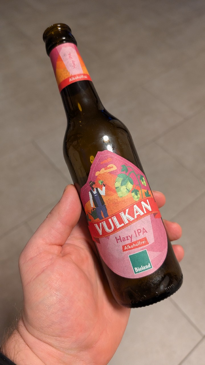 Vulkan Bio Hazy IPA alkoholfrei, Vulkan Brauerei