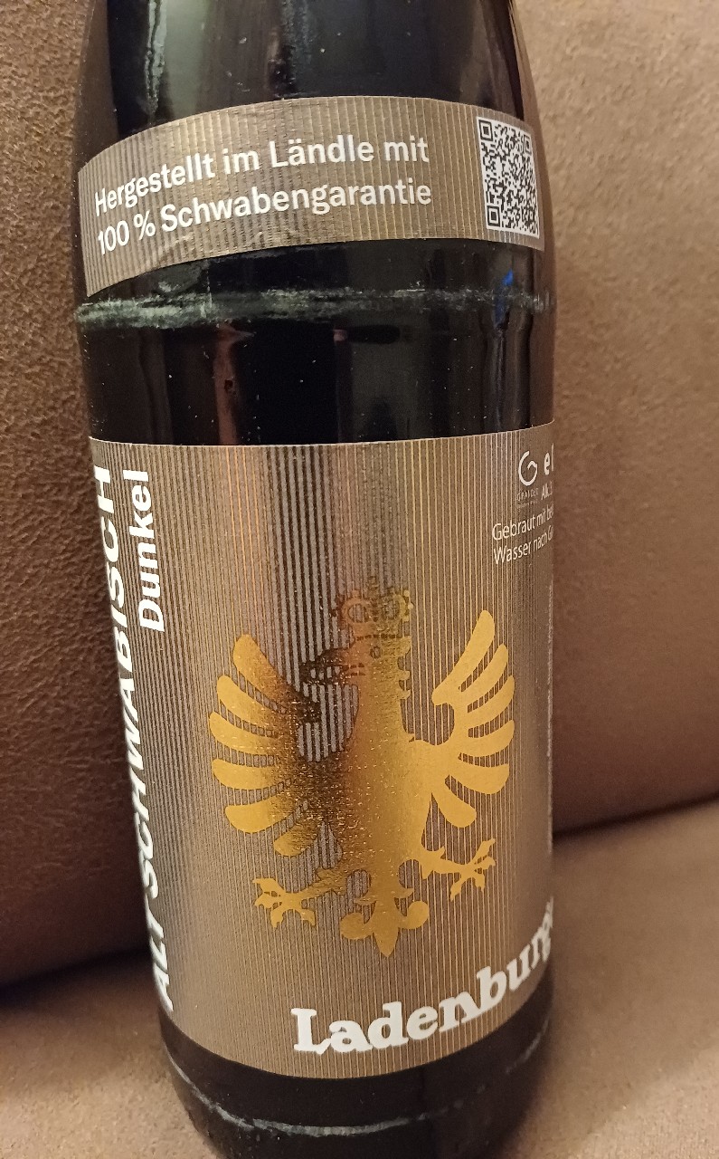 Alt Schwäbisch Landbier Dunkel, Brauerei Ladenburger