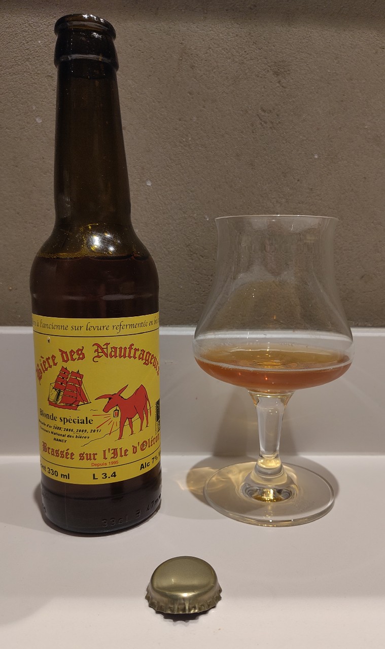 Bière Des Naufrageurs Blonde Spéciale, Brasserie Des Naufrageurs