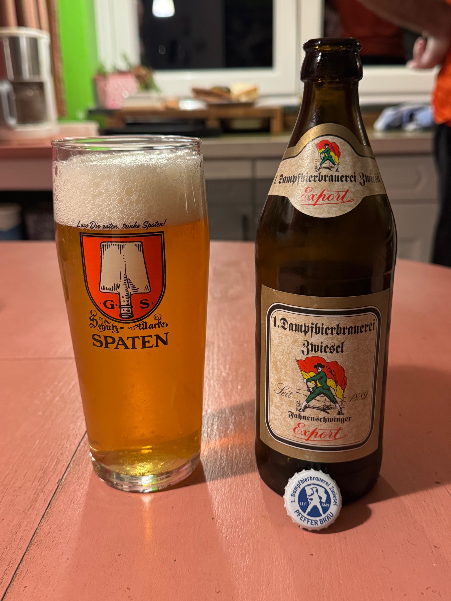 Fahnenschwinger Export, Dampfbierbrauerei Zwiesel