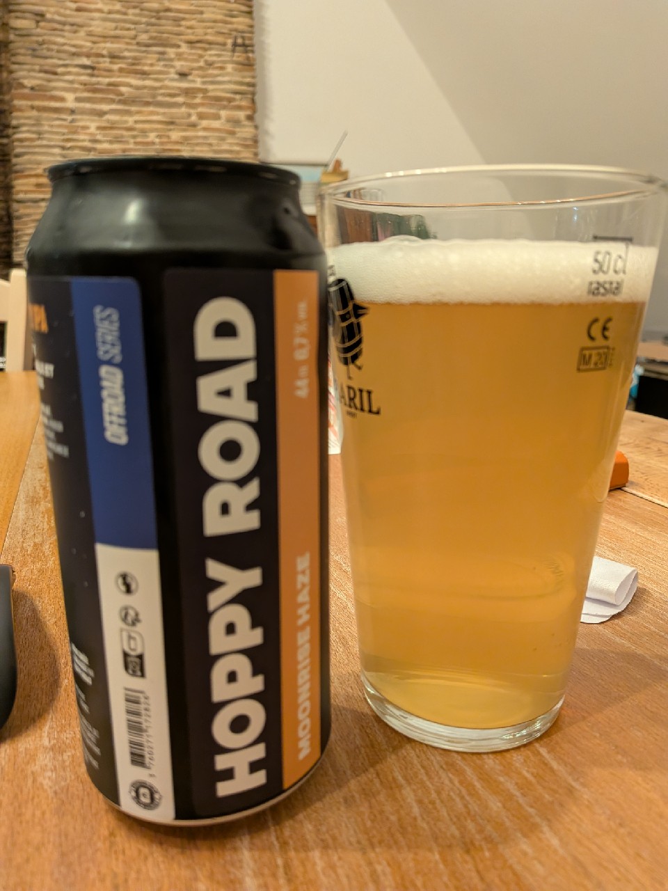 Moonrise Haze, France