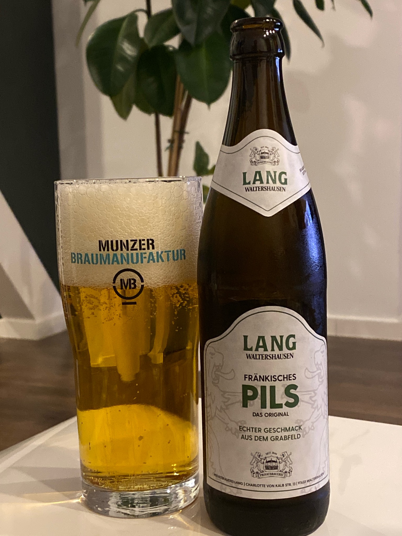 Lang Pils, Privatbrauerei Lang, Waltershausen