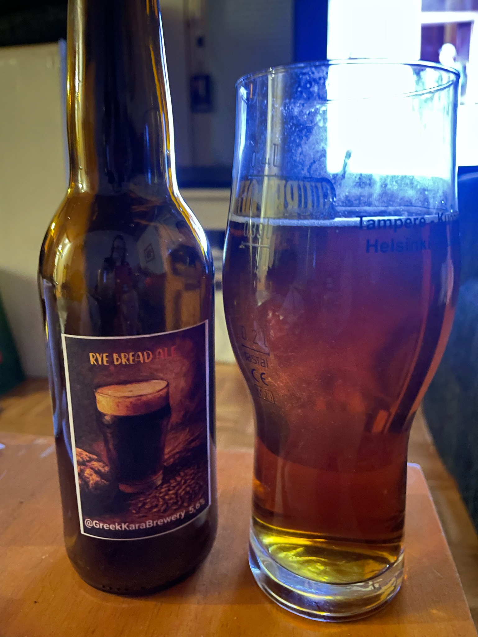 Rye breath ale, Arvontalon brew