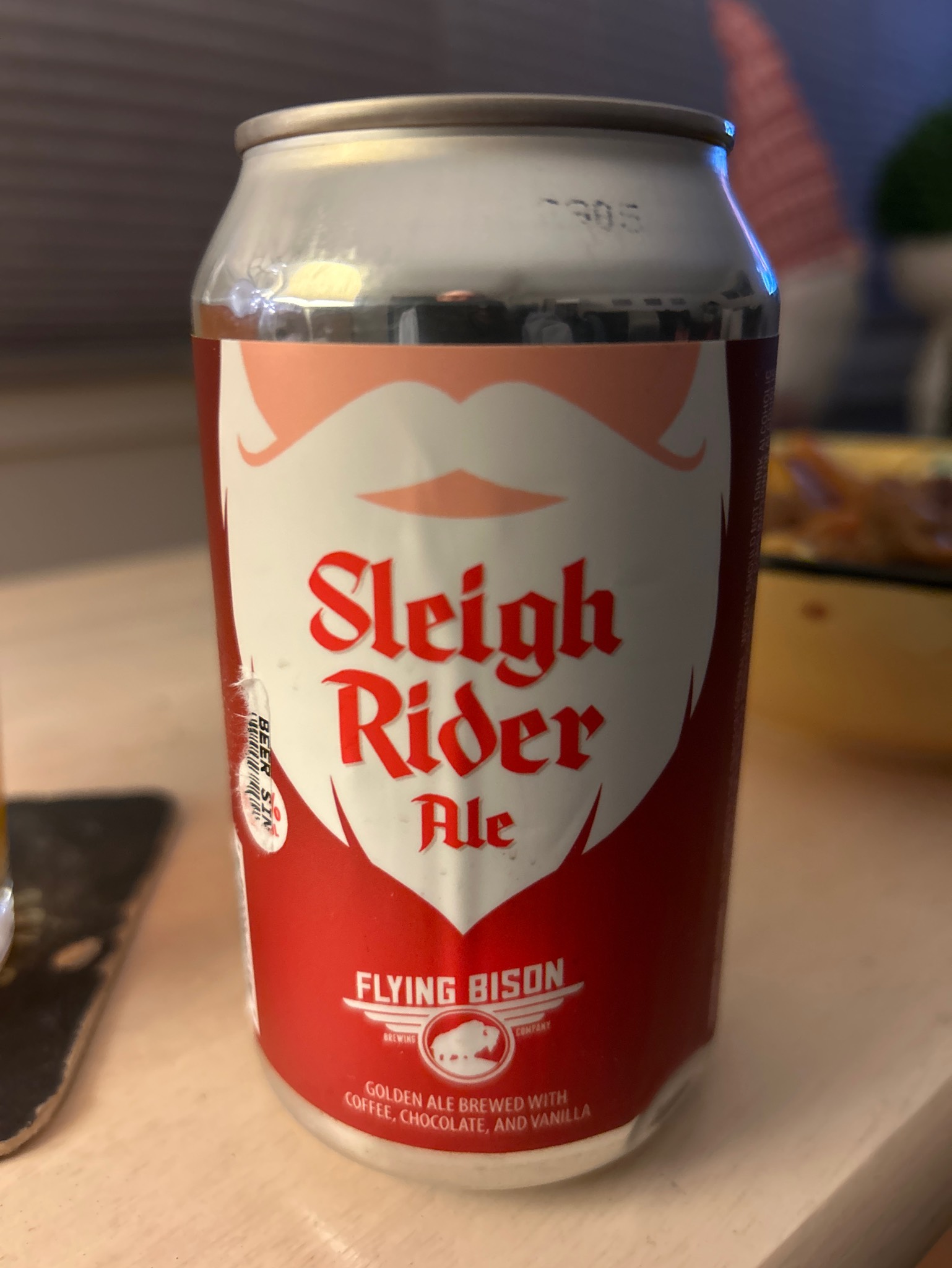 Sleigh Rider Ale, Flying Bison Brewing