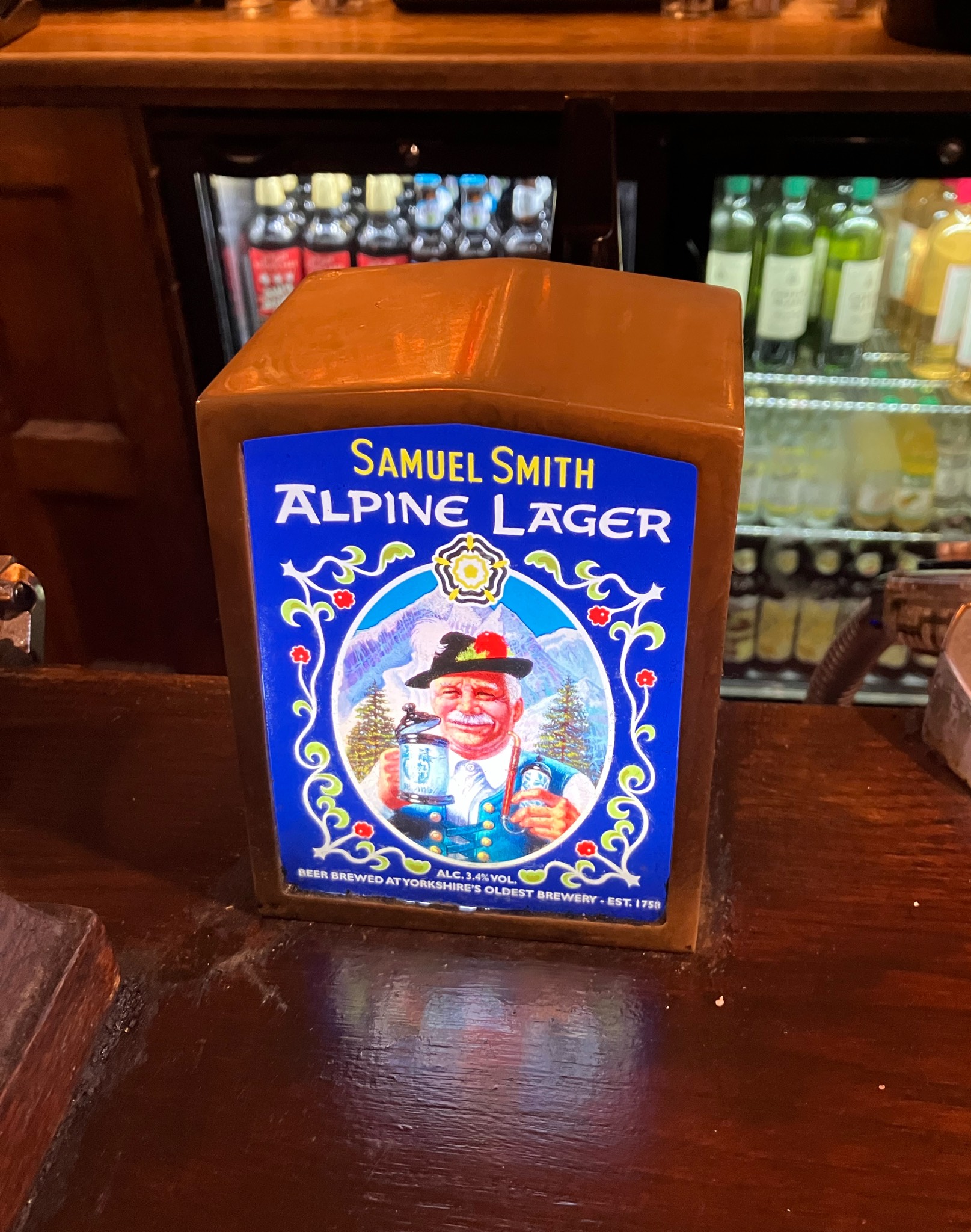 Alpine Lager, England