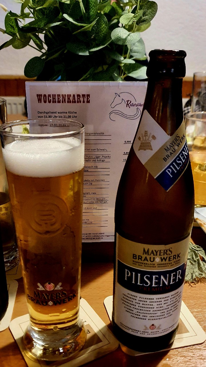 Mayer's Brau Werk Pilsener Premium, Privatbrauerei Gebr. Mayer