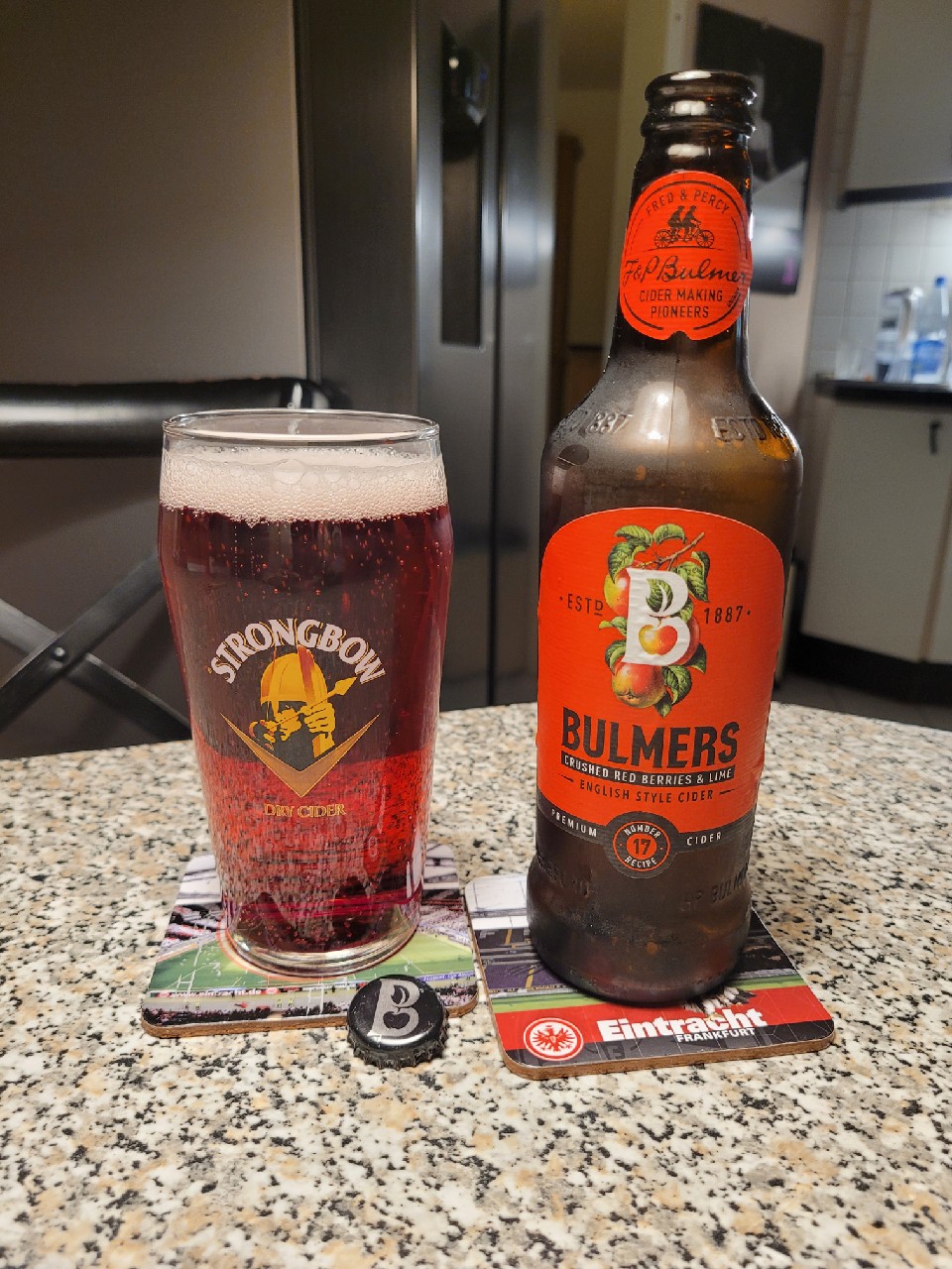 Bulmers Crushed Red Berries & Lime, Bulmers Cider (Heineken)