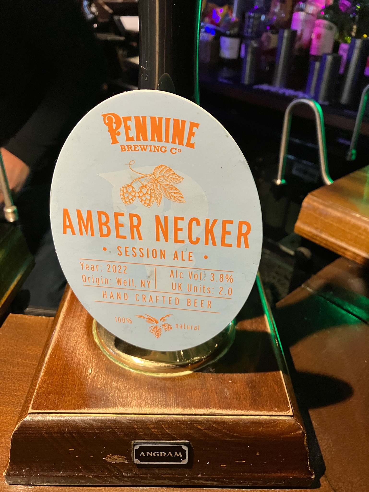 Amber Necker, Pennine Brewing Co.