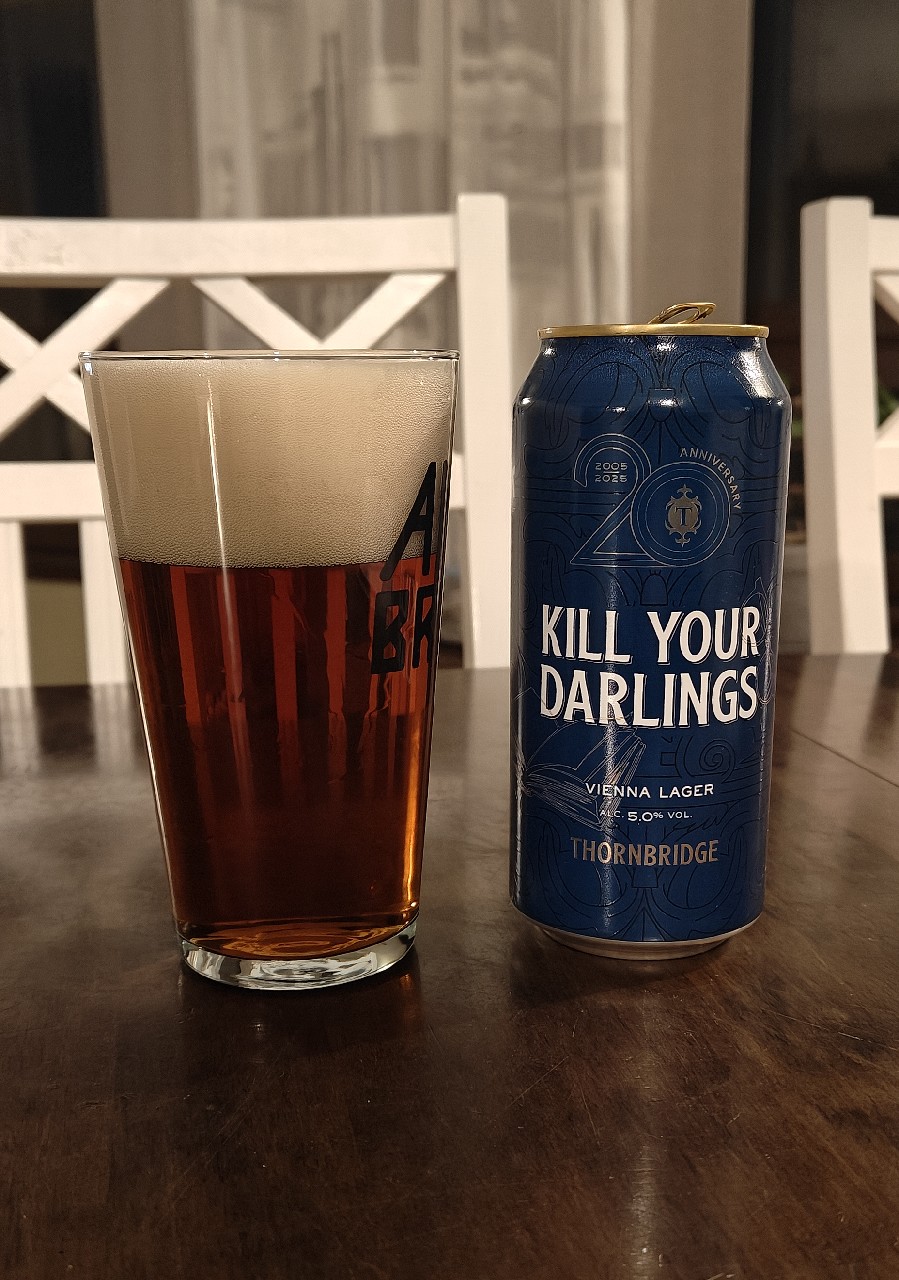 Kill Your Darlings, Thornbridge Brewery