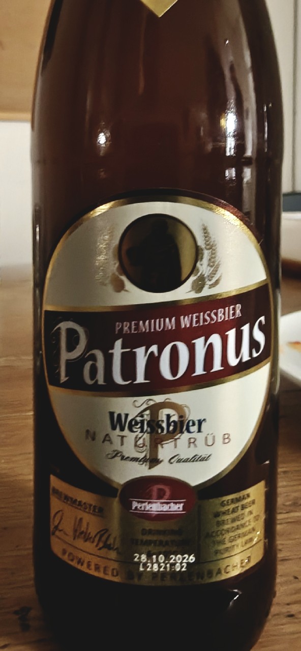 Patronus Premium Weissbier, Frankfurter Brauhaus (TCB Beverages)